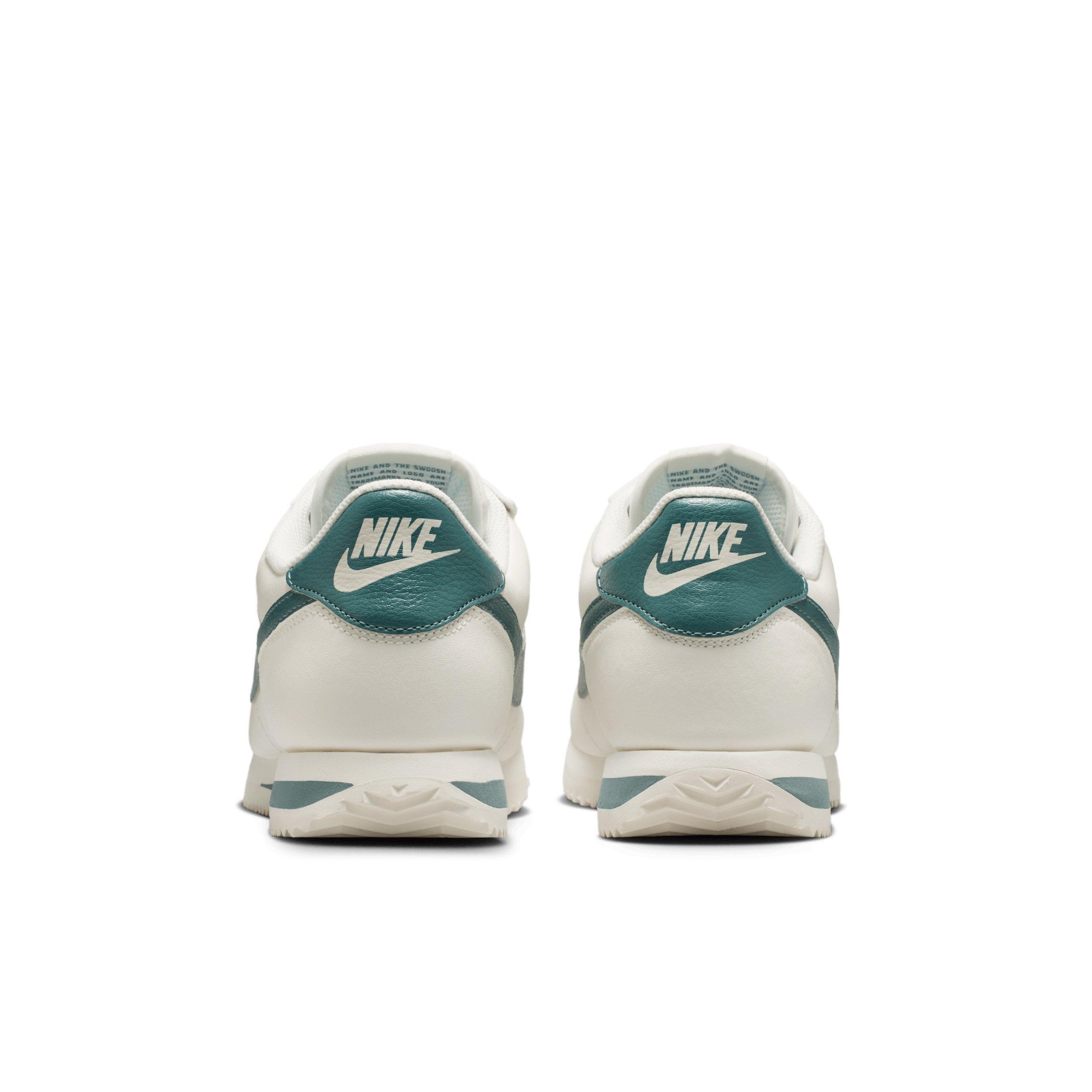 Nike Cortez Leather "Sail/Mineral Slate" Women's Shoe - WHITE/TEAL Thumbnail View 5