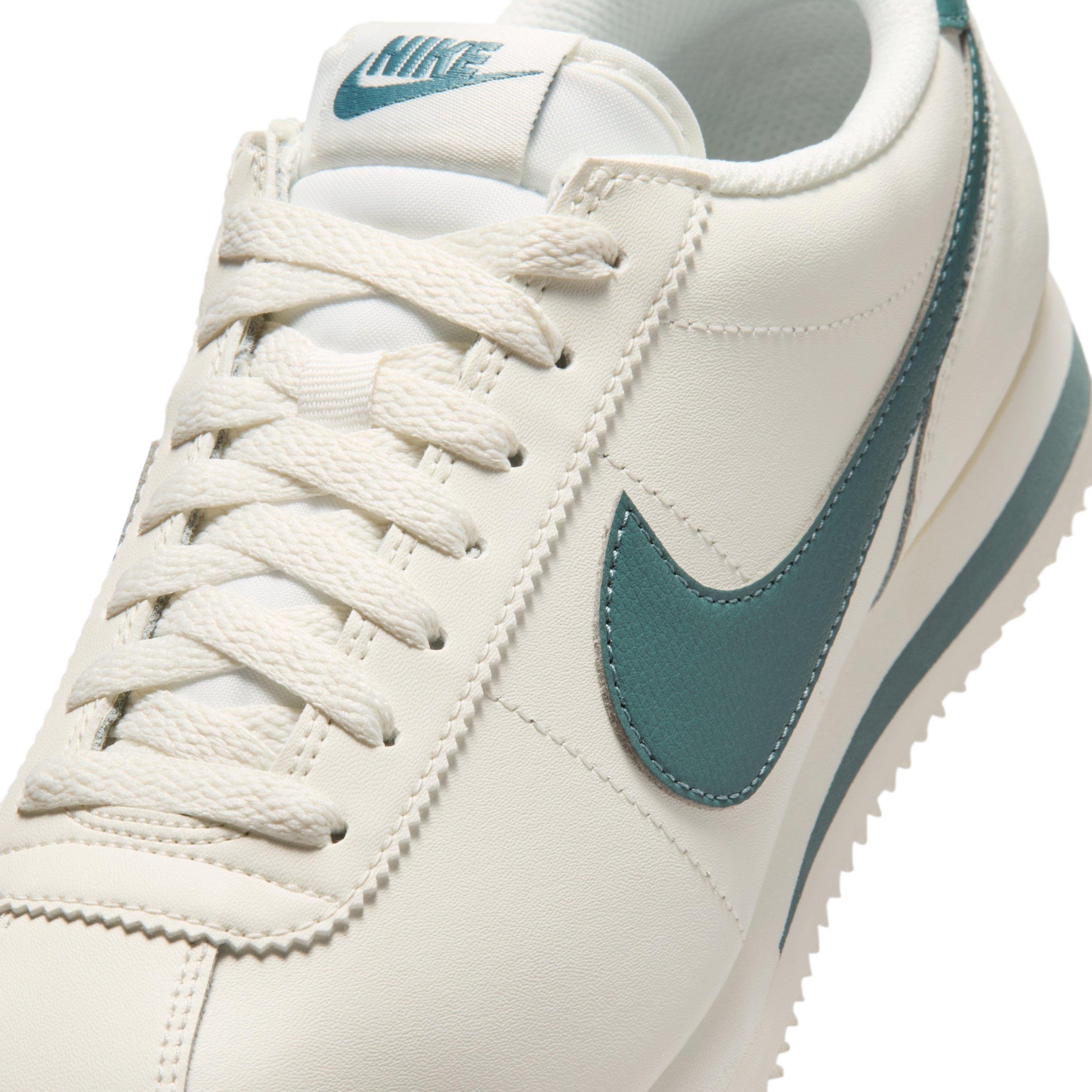 Nike Cortez Leather "Sail/Mineral Slate" Women's Shoe - WHITE/TEAL Thumbnail View 7