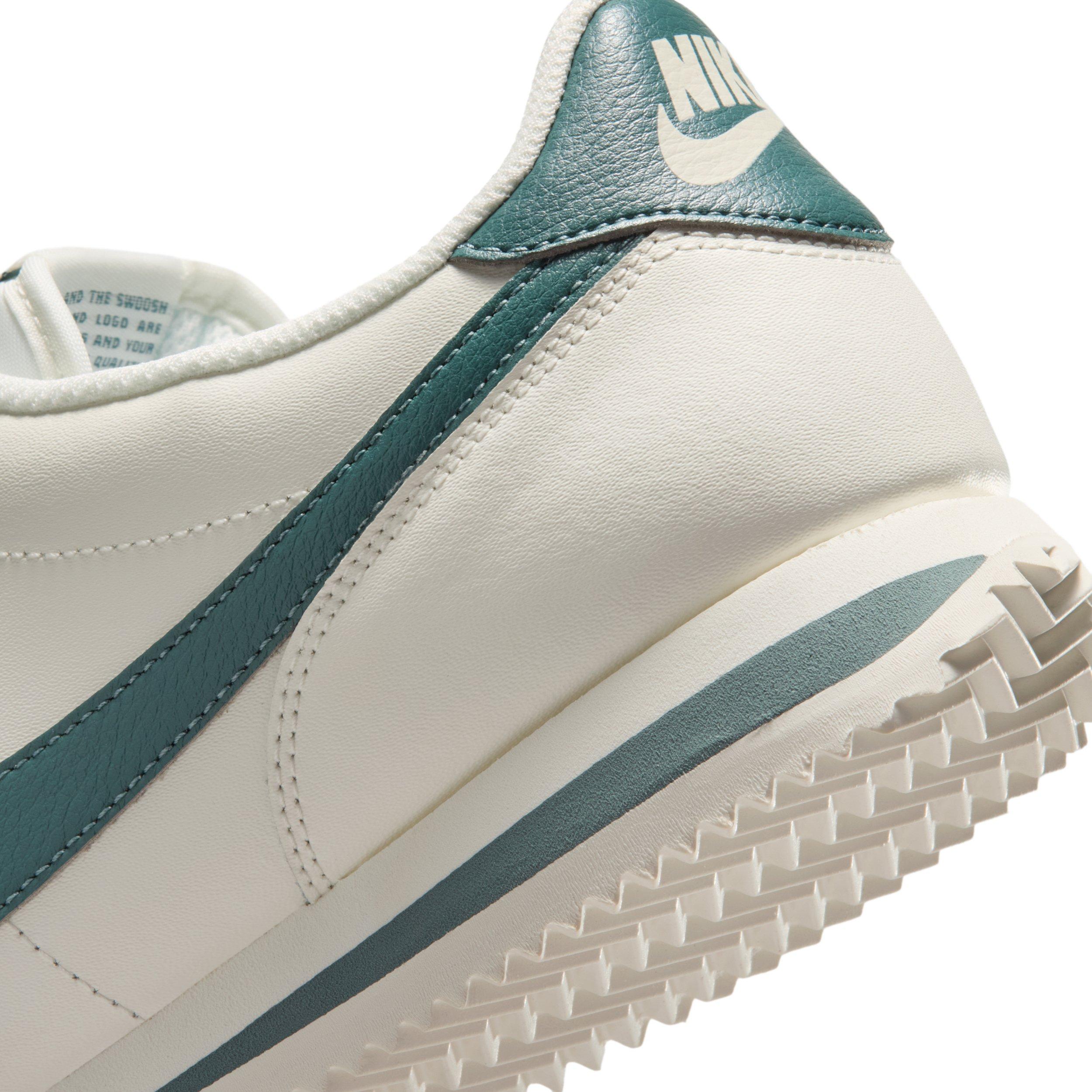 Nike Cortez Leather "Sail/Mineral Slate" Women's Shoe - WHITE/TEAL Thumbnail View 8