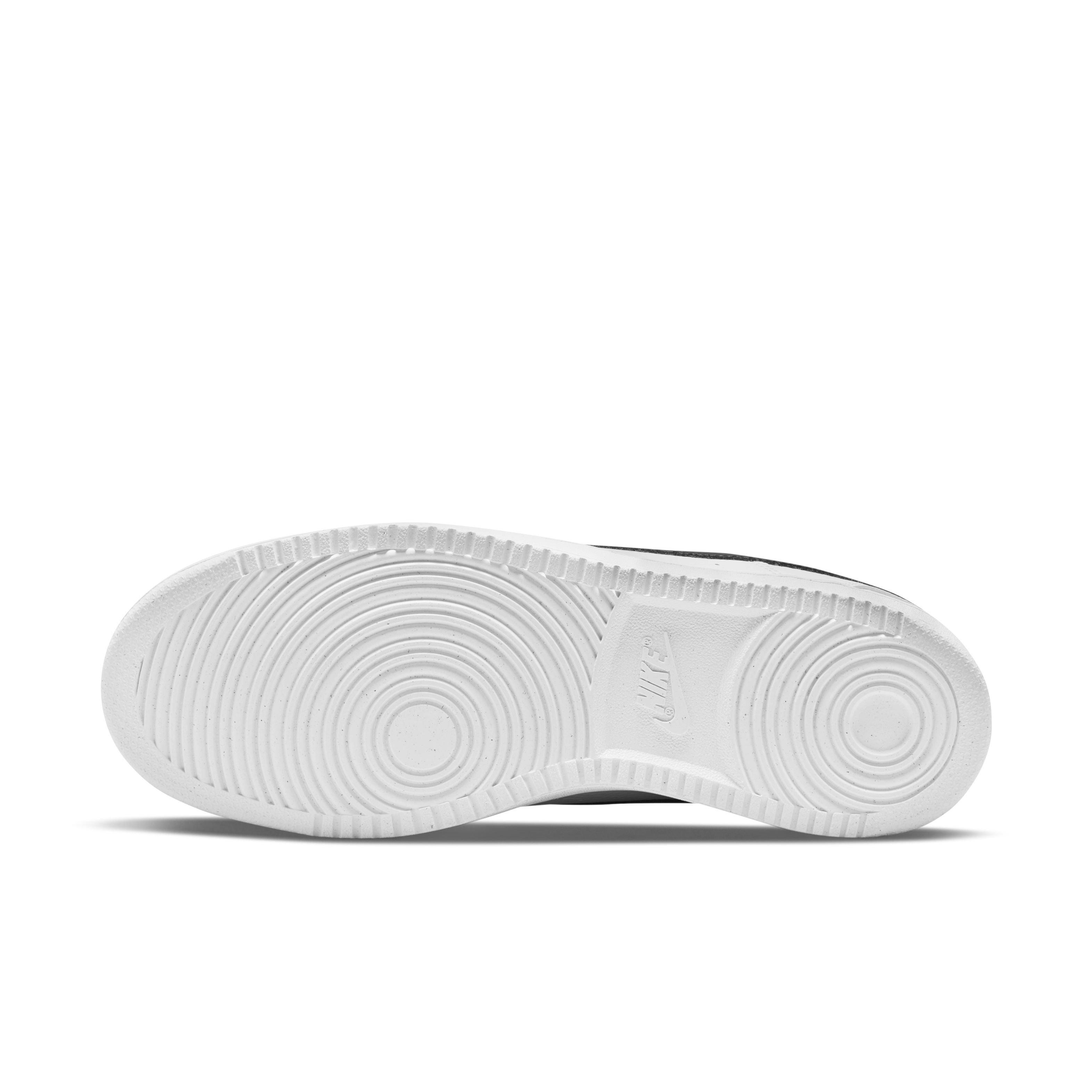 Nike Court Vision Low Next Nature Grade School Boys' "White/Black/White" Shoe