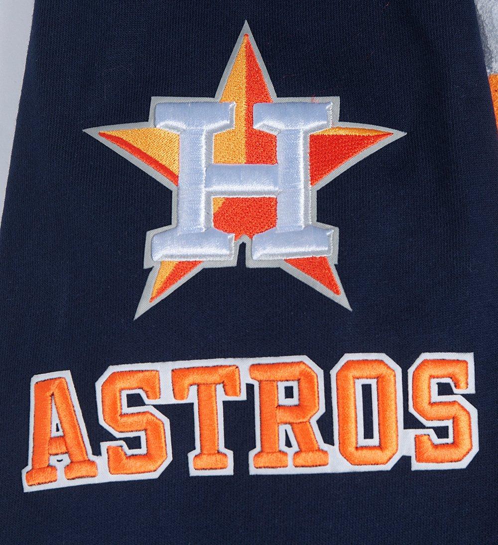 Pro Standard Men's MLB Houston Astros Mashup Rib Crewneck -Navy/Orange - NAVY/ORANGE Thumbnail View 6