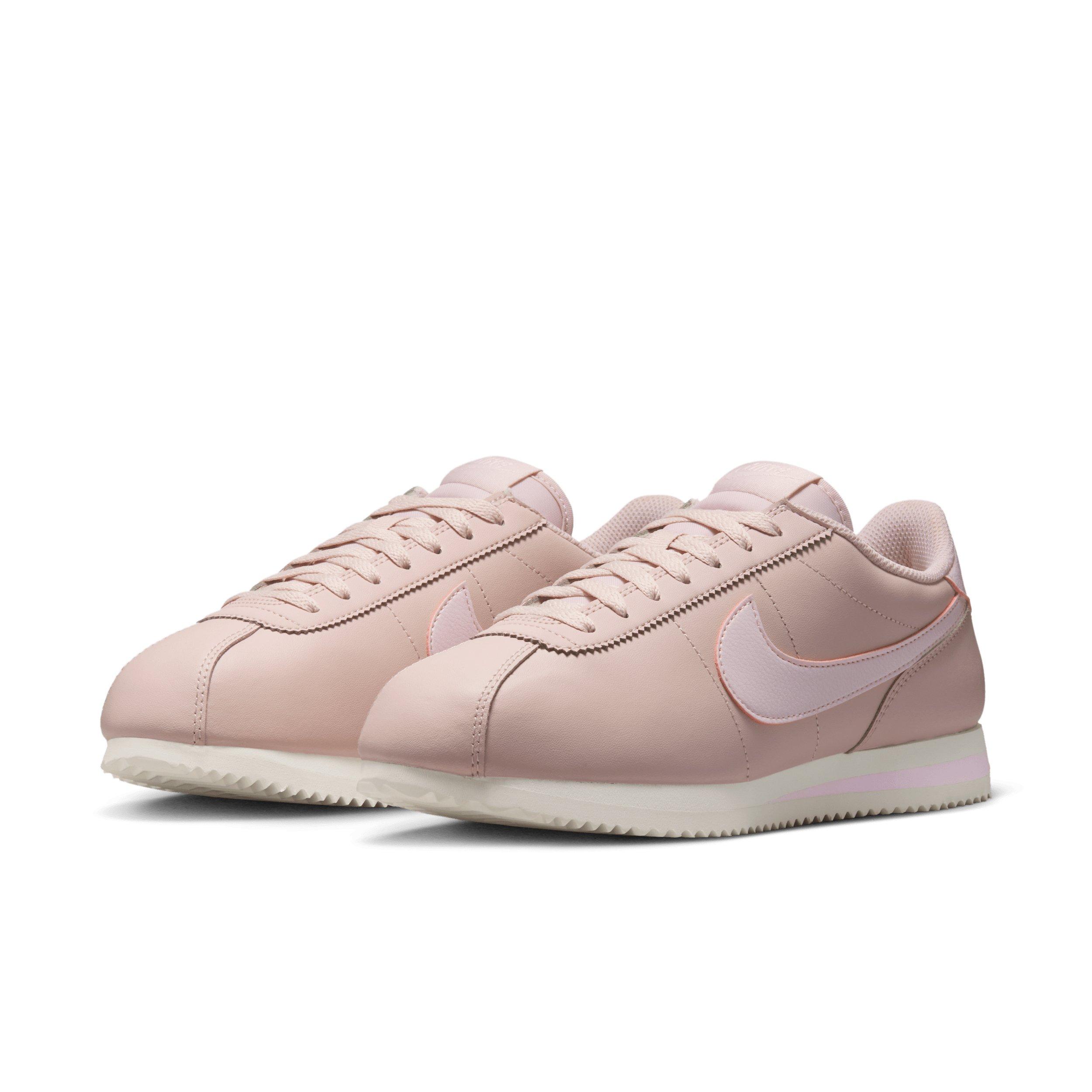 Nike Cortez Leather "Silt Red/Sail/Pearl Pink" Women's Shoe - RED/PINK Thumbnail View 3