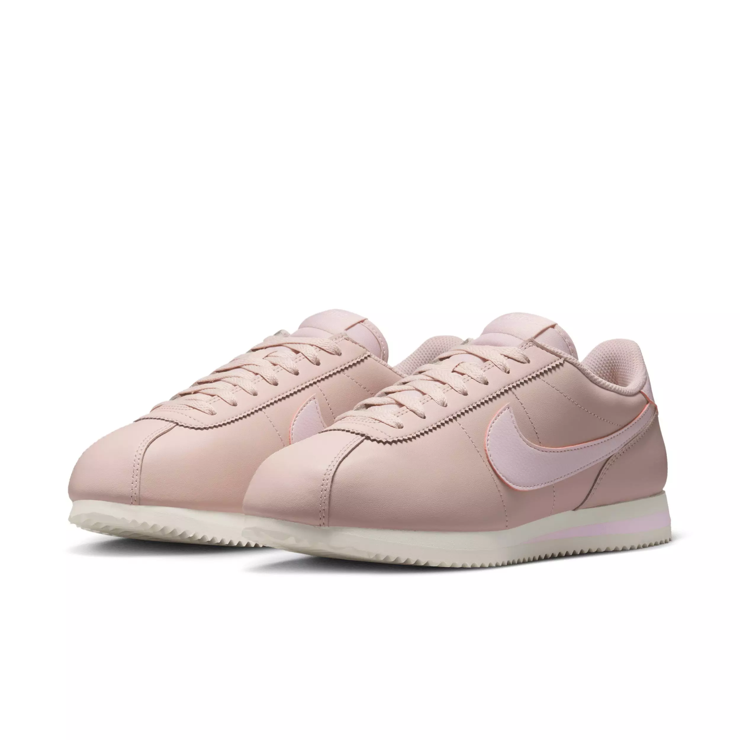 Nike Cortez Leather "Silt Red/Sail/Pearl Pink" Women's Shoe - RED/PINK