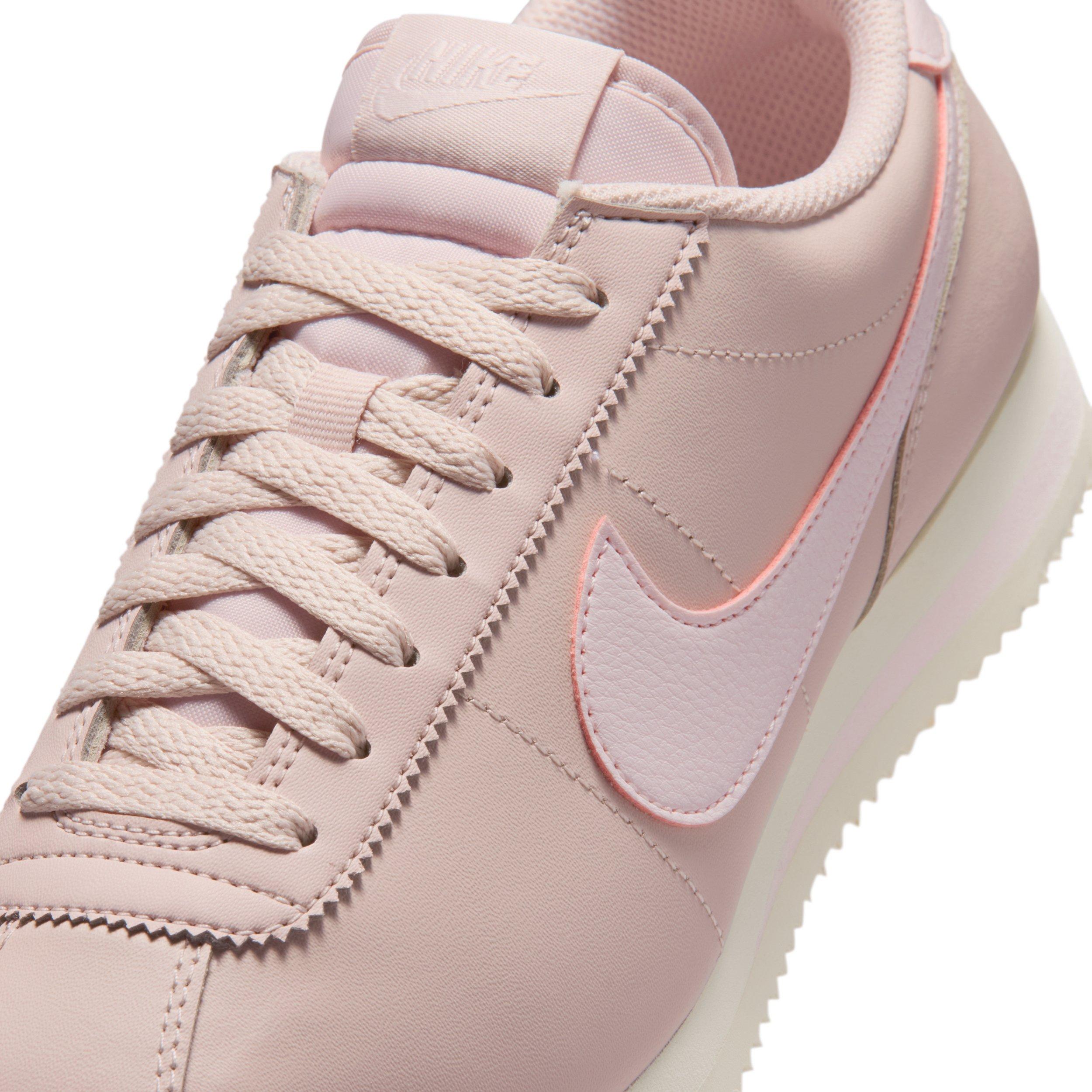 Nike Cortez Leather "Silt Red/Sail/Pearl Pink" Women's Shoe - RED/PINK Thumbnail View 7