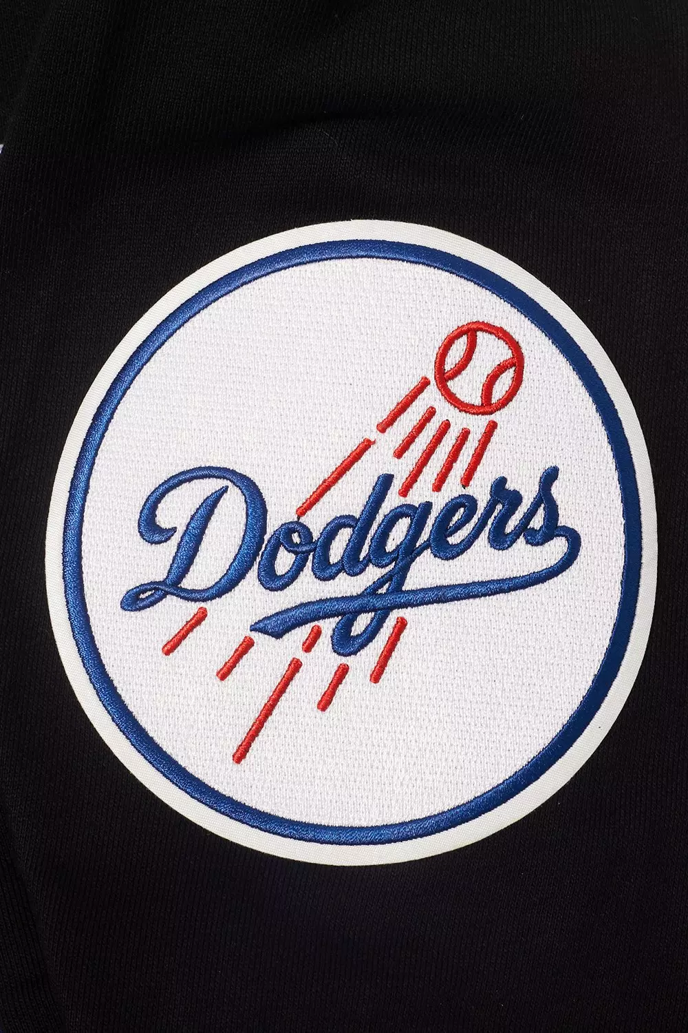 Pro Standard Men's MLB Los Angeles Dodgers Old English Crewneck - Black - BLACK