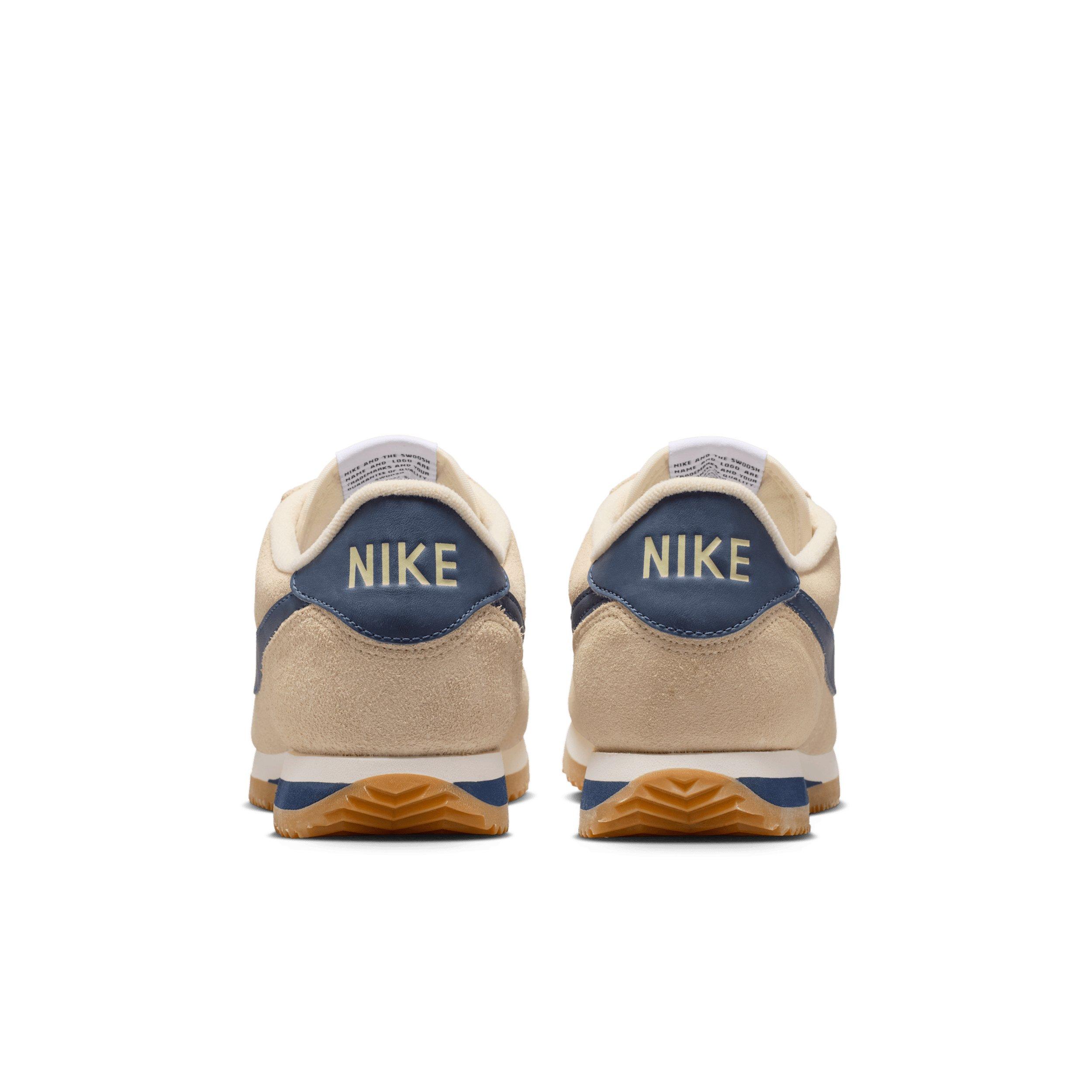 Nike Cortez "Beach/Sail/Gum Light Brown/Midnight Navy" Women's Shoe - BEIGE/BROWN/NAVY Thumbnail View 5