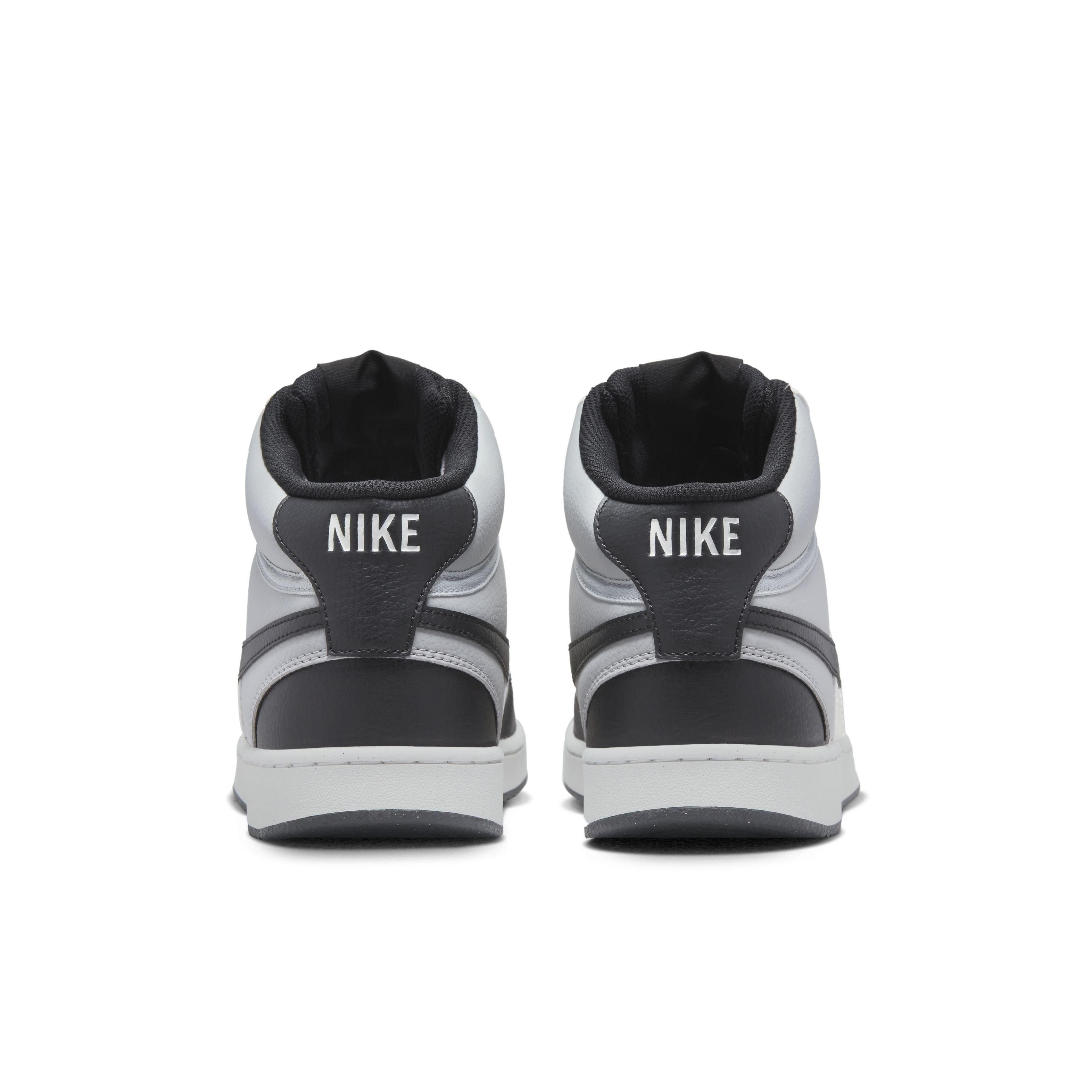 Nike Court Vision Mid Next Nature "Light Smoke Grey/Black/Sail" Men's Shoe - GREY Thumbnail View 5