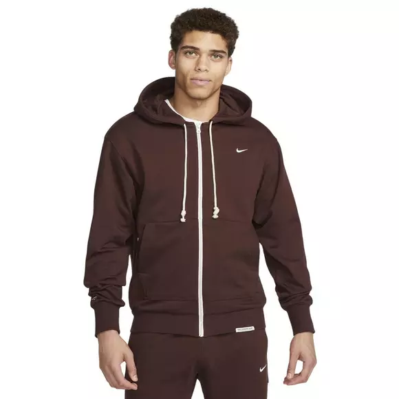 Nike Sportswear Club Fleece Full-zip Hoodie in Brown for Men