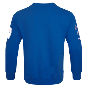 Pro Standard Men's MLB Los Angeles Dodgers Old English Crewneck -Blue