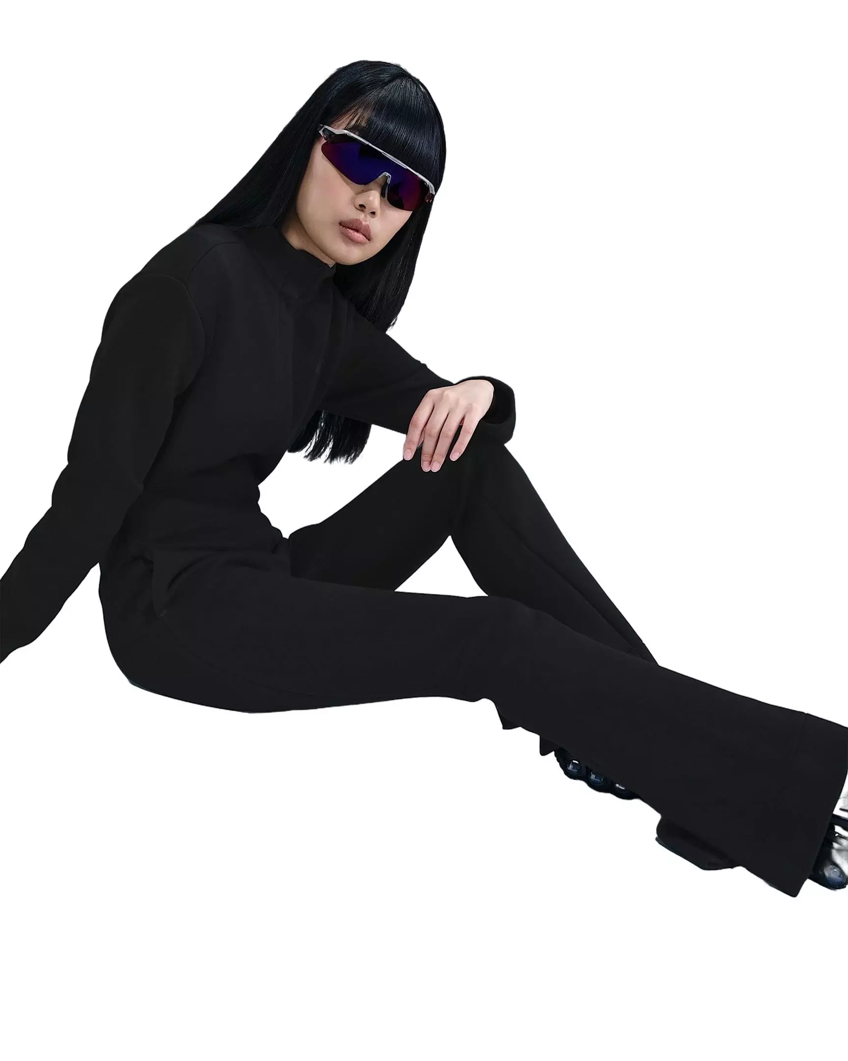 Nike Women's Sportswear Tech Fleece Jumpsuit  - Black - BLACK