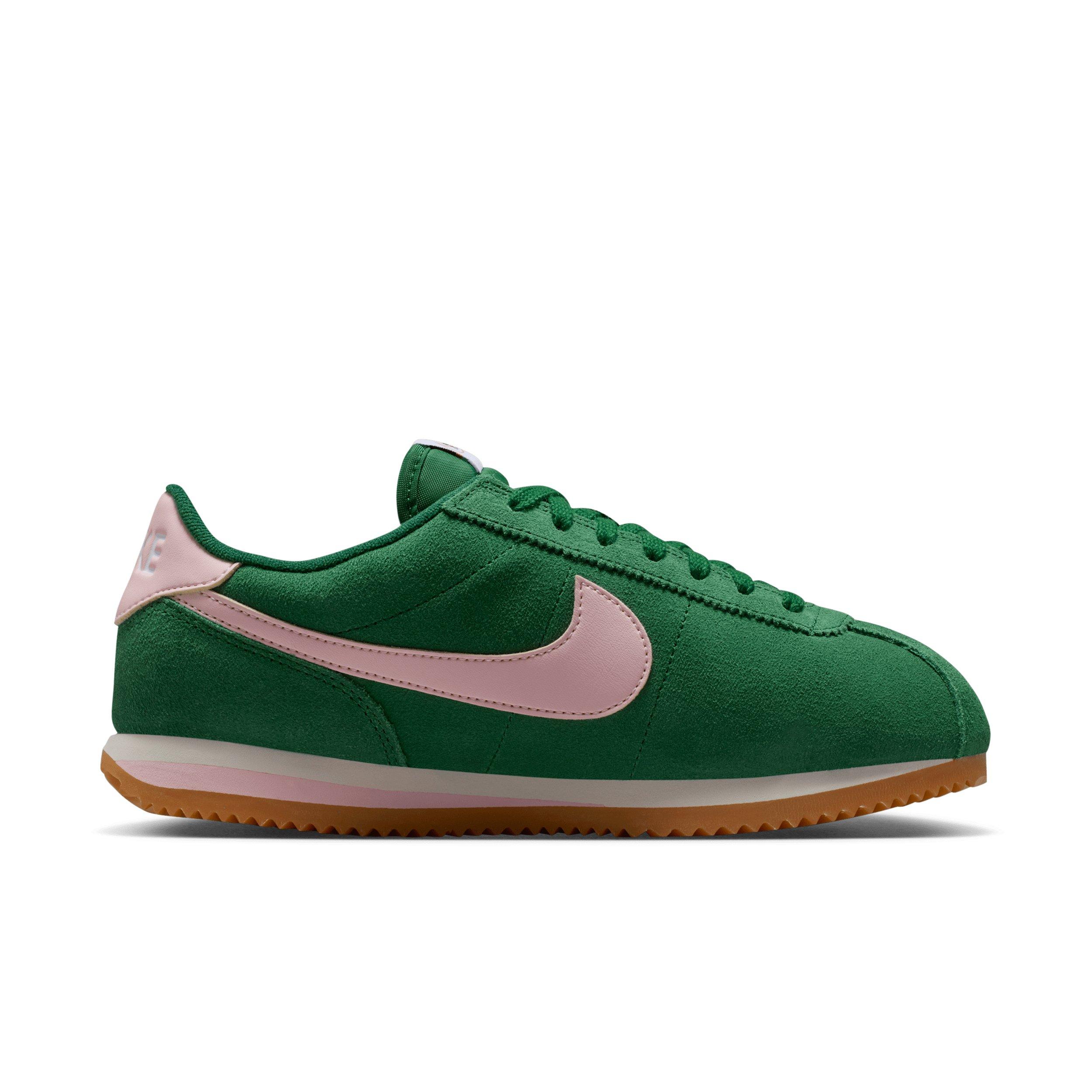 Nike Cortez "Sport Green/Sail/Gum Light Brown/Pink Foam" Women's Shoe - GREEN/BROWN/PINK Thumbnail View 1