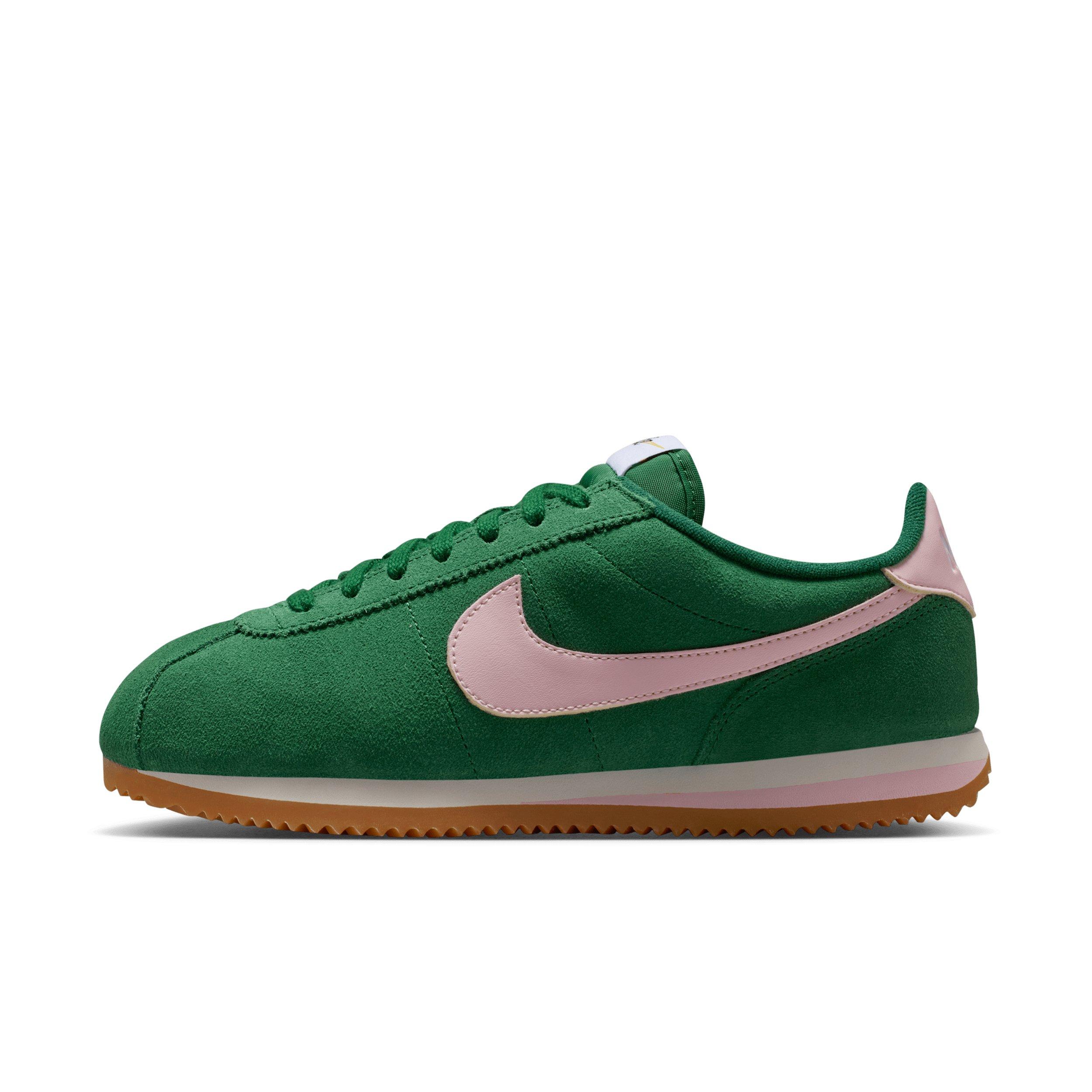 Nike Cortez "Sport Green/Sail/Gum Light Brown/Pink Foam" Women's Shoe - GREEN/BROWN/PINK Thumbnail View 2
