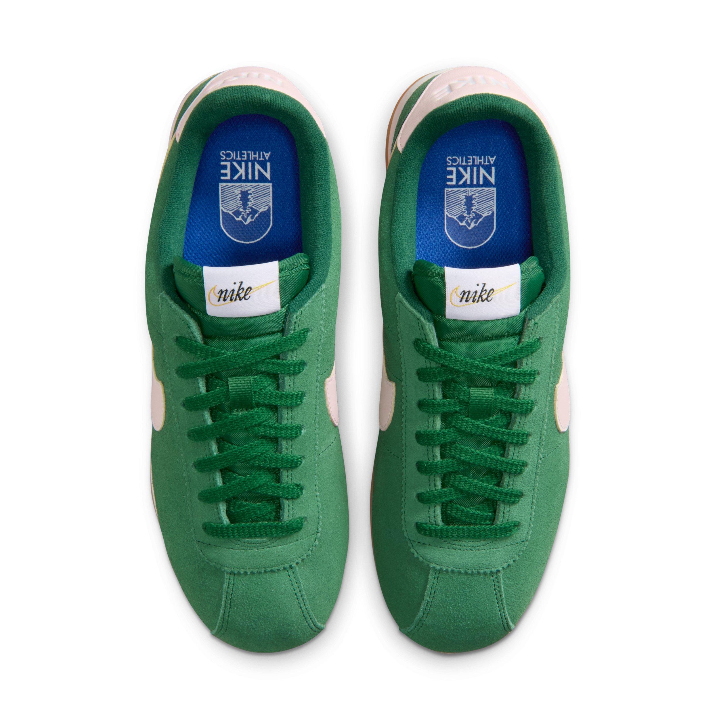 Nike Cortez "Sport Green/Sail/Gum Light Brown/Pink Foam" Women's Shoe - GREEN/BROWN/PINK Thumbnail View 4