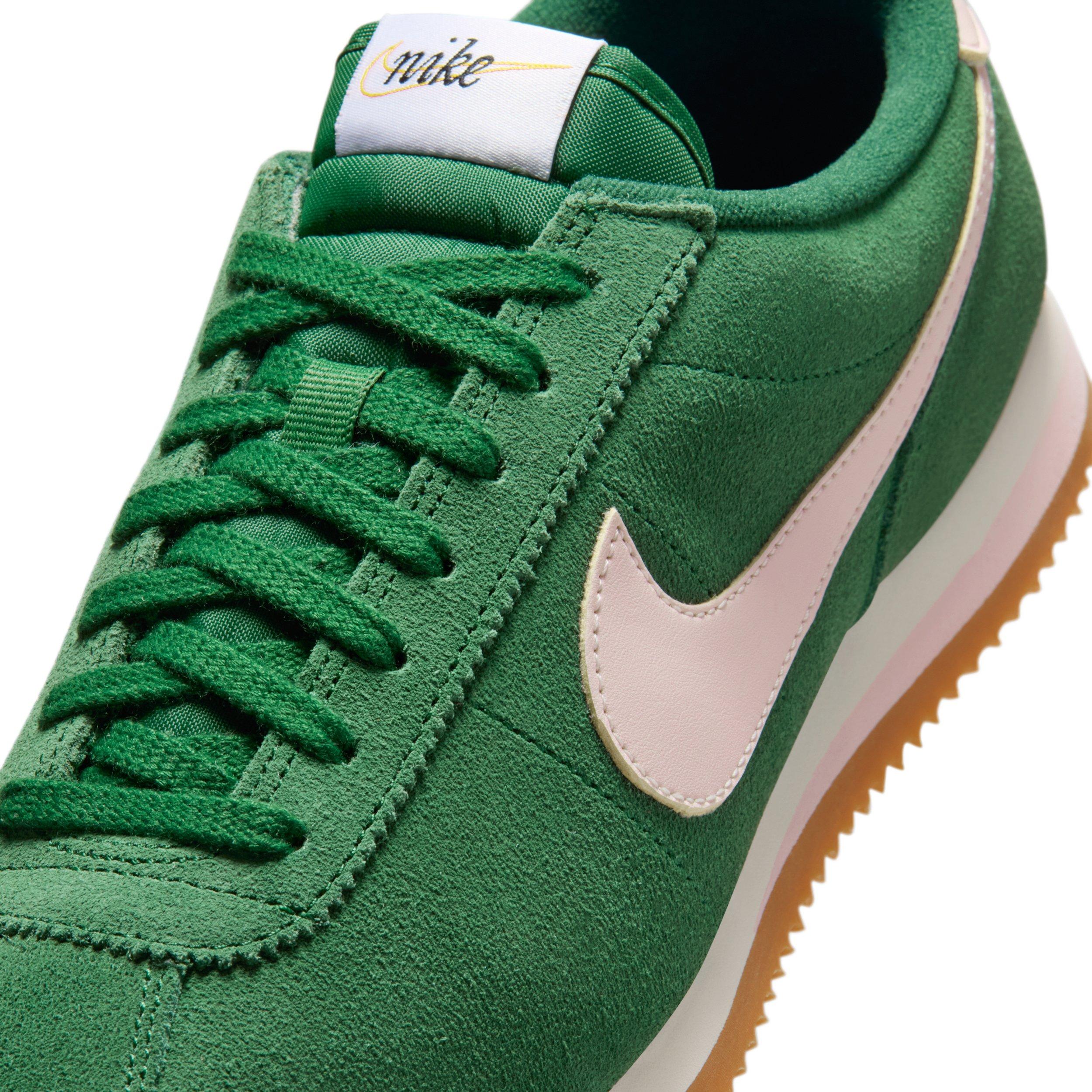 Nike Cortez "Sport Green/Sail/Gum Light Brown/Pink Foam" Women's Shoe - GREEN/BROWN/PINK Thumbnail View 7