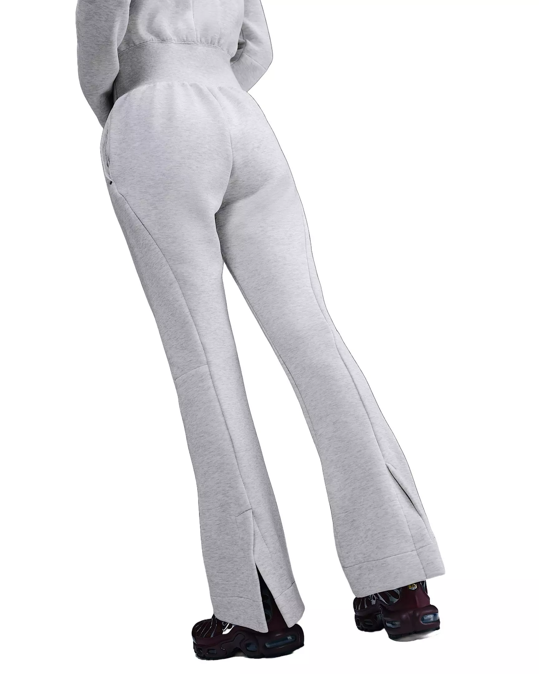 Nike Women's Sportswear Tech Fleece Jumpsuit - Lt Grey - LT GREY