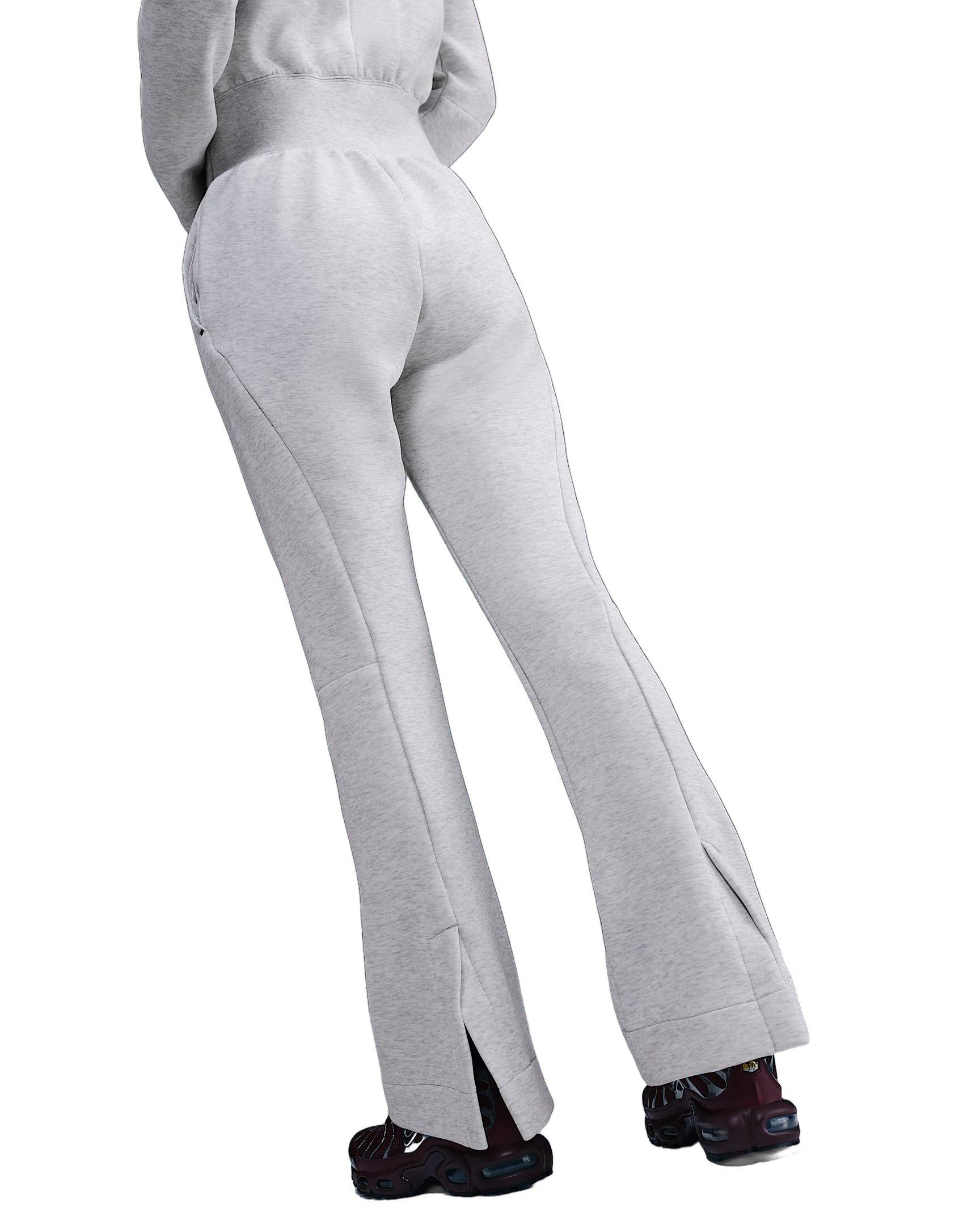 Nike Women's Sportswear Tech Fleece Jumpsuit -Lt Grey - LT GREY Thumbnail View 2