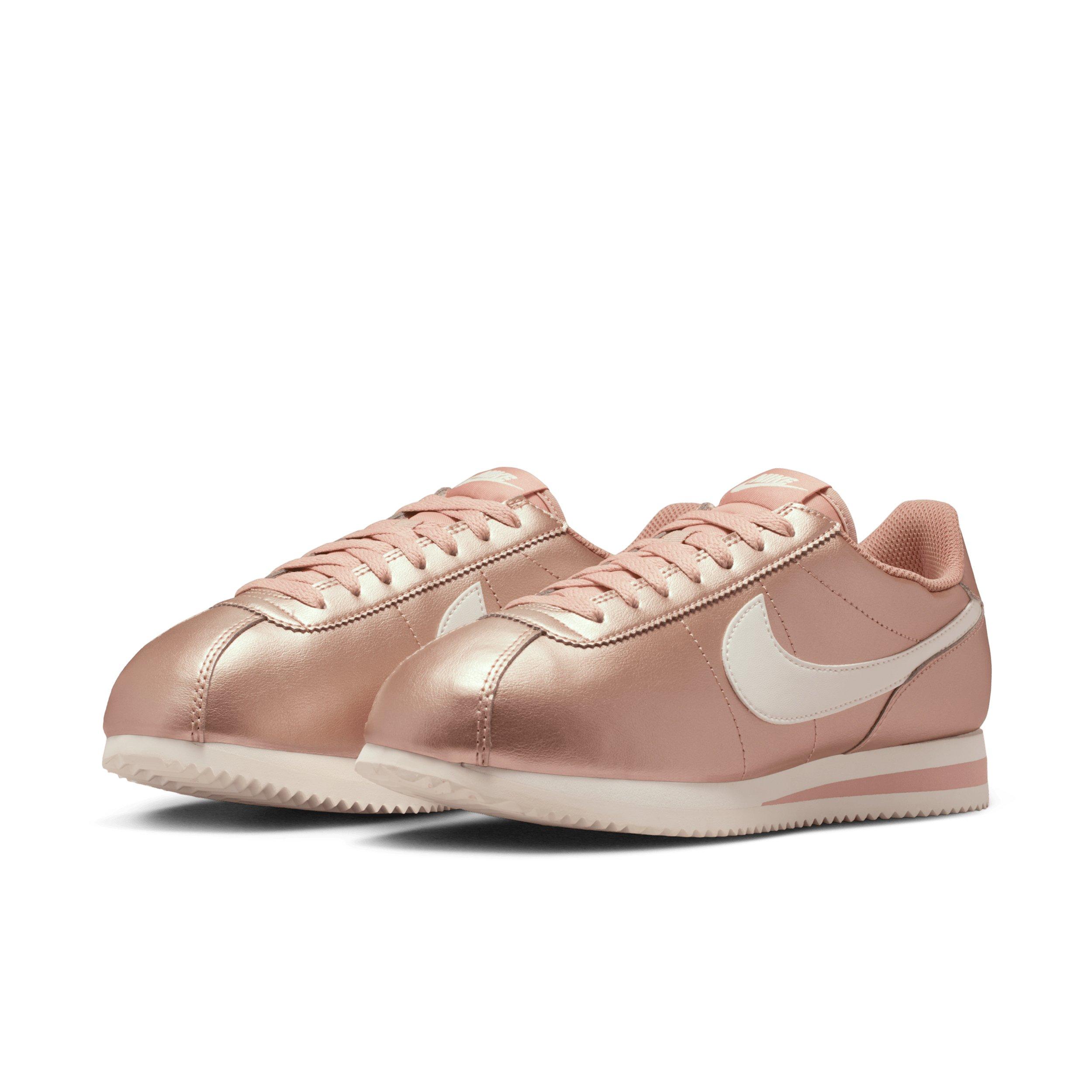 Nike Cortez "Metallic Red Bronze/Rose Whisper/Sail" Women's Shoe - BRONZE/PINK/WHITE Thumbnail View 3