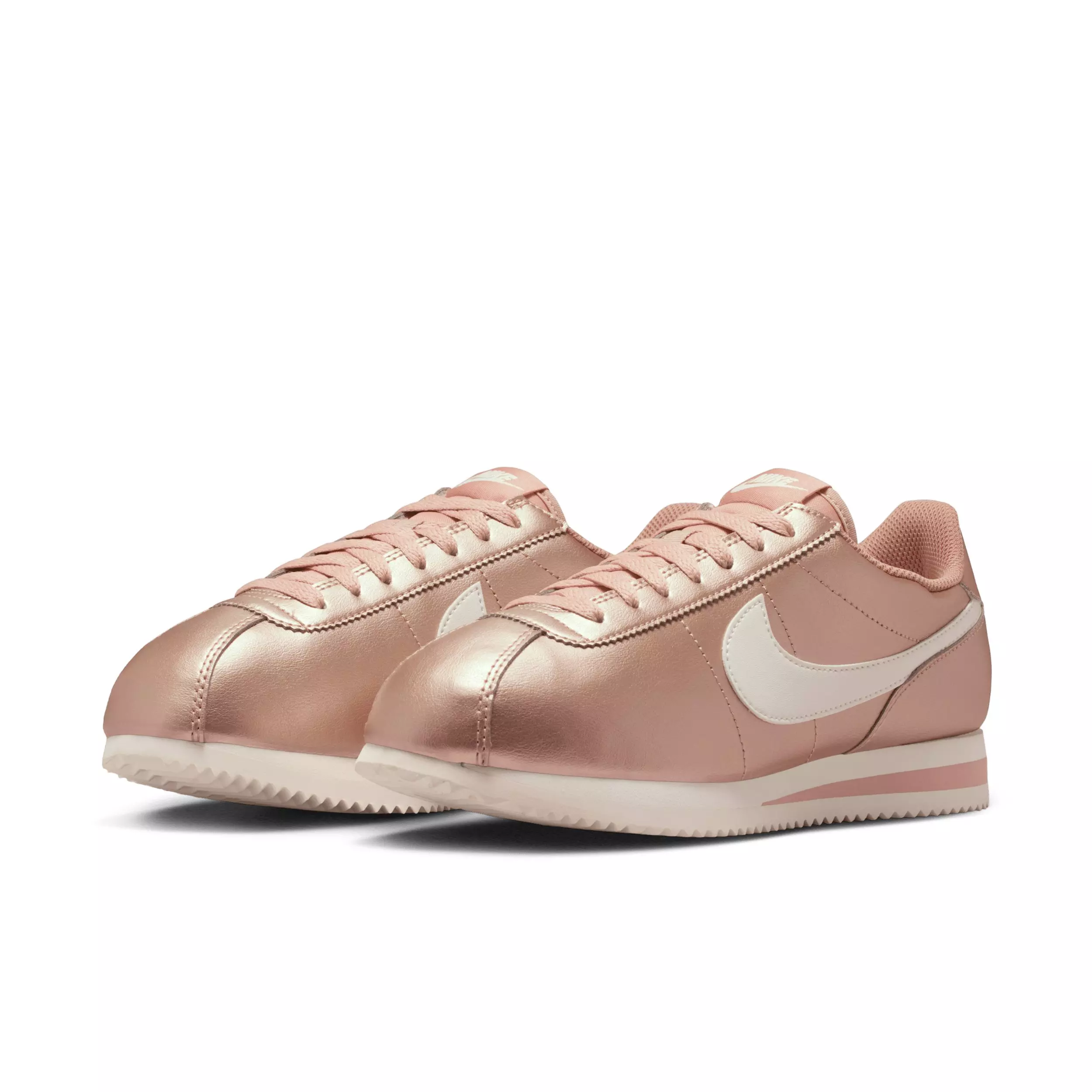 Nike Cortez "Metallic Red Bronze/Rose Whisper/Sail" Women's Shoe - BRONZE/PINK/WHITE