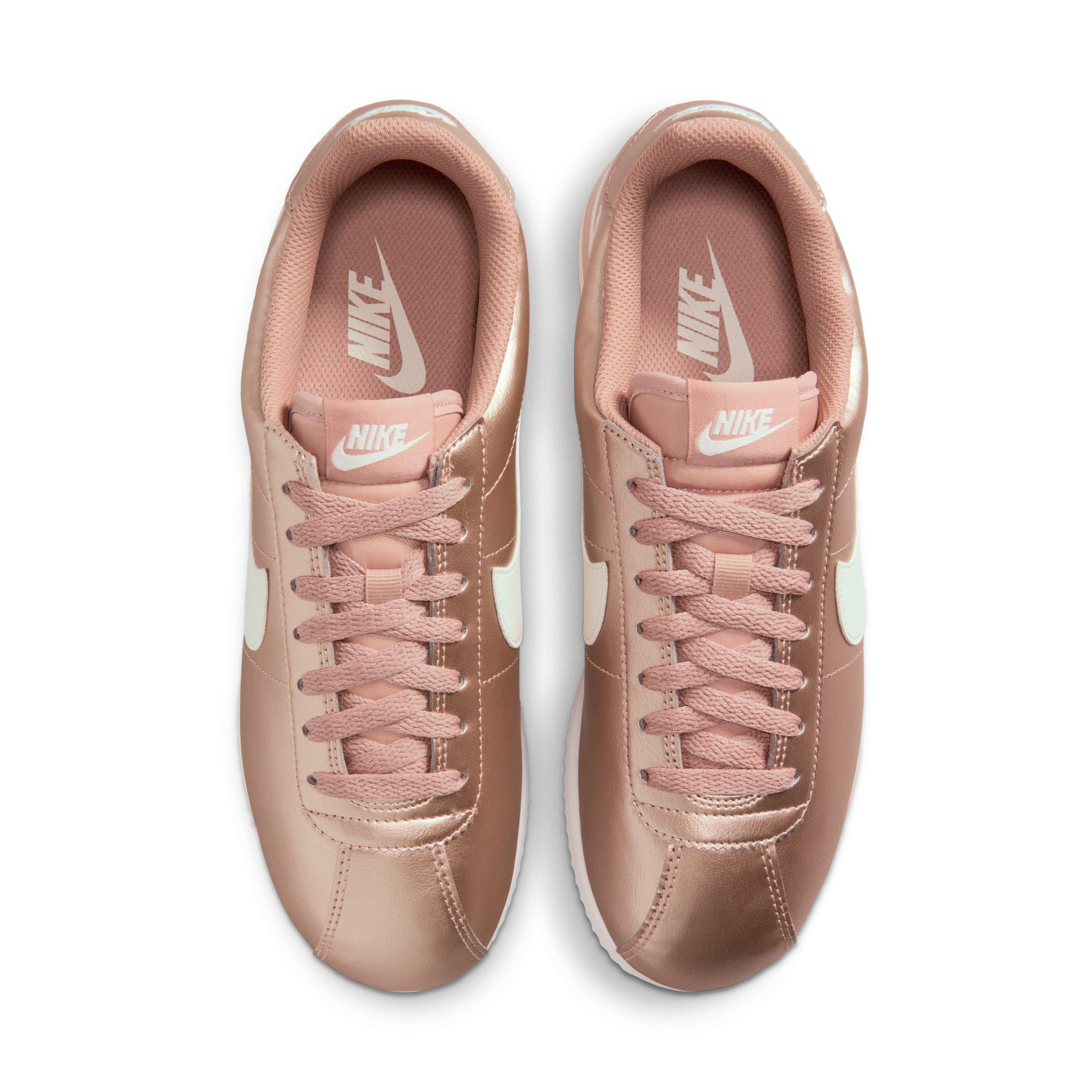 Nike Cortez "Metallic Red Bronze/Rose Whisper/Sail" Women's Shoe - BRONZE/PINK/WHITE Thumbnail View 4
