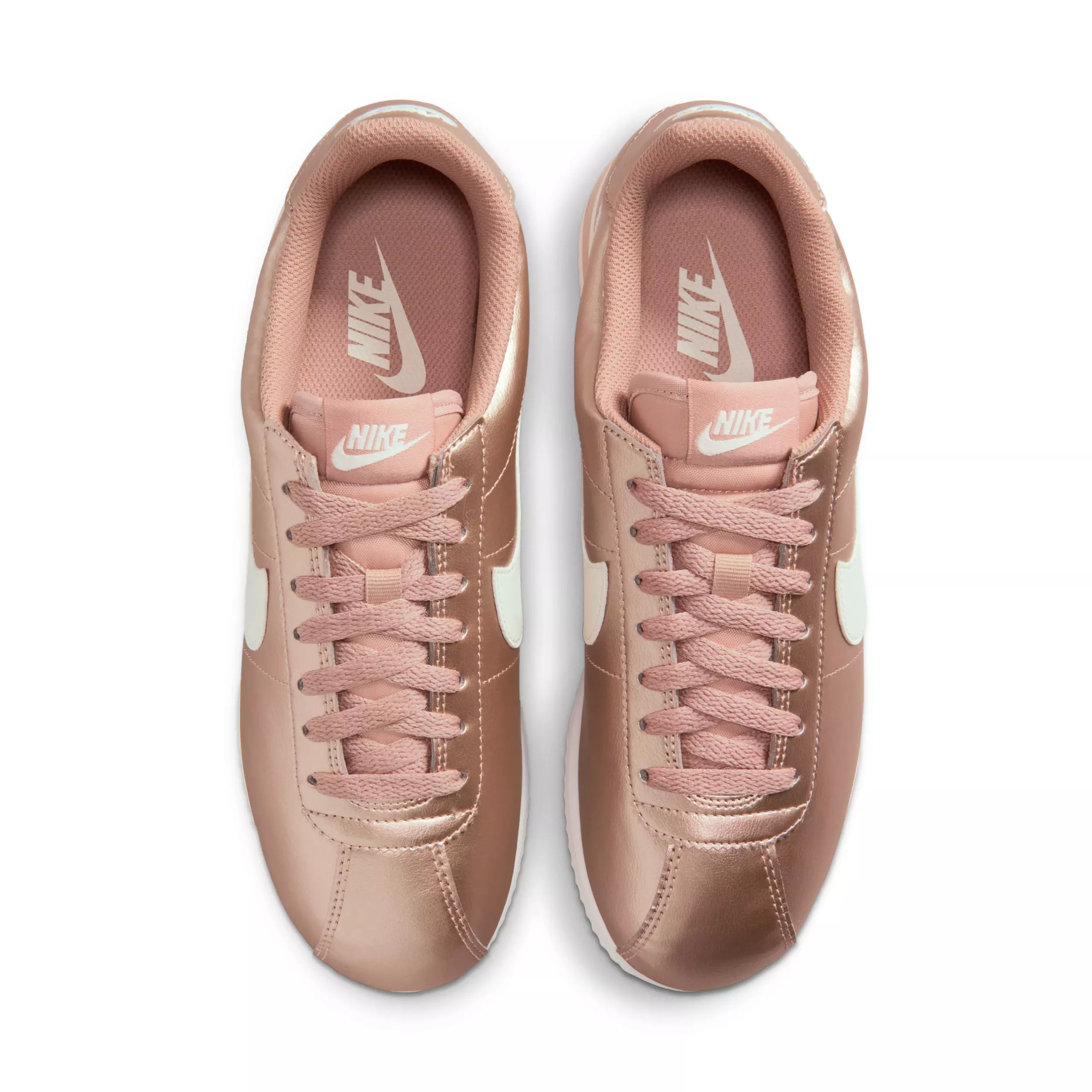 Nike Cortez "Metallic Red Bronze/Rose Whisper/Sail" Women's Shoe - BRONZE/PINK/WHITE