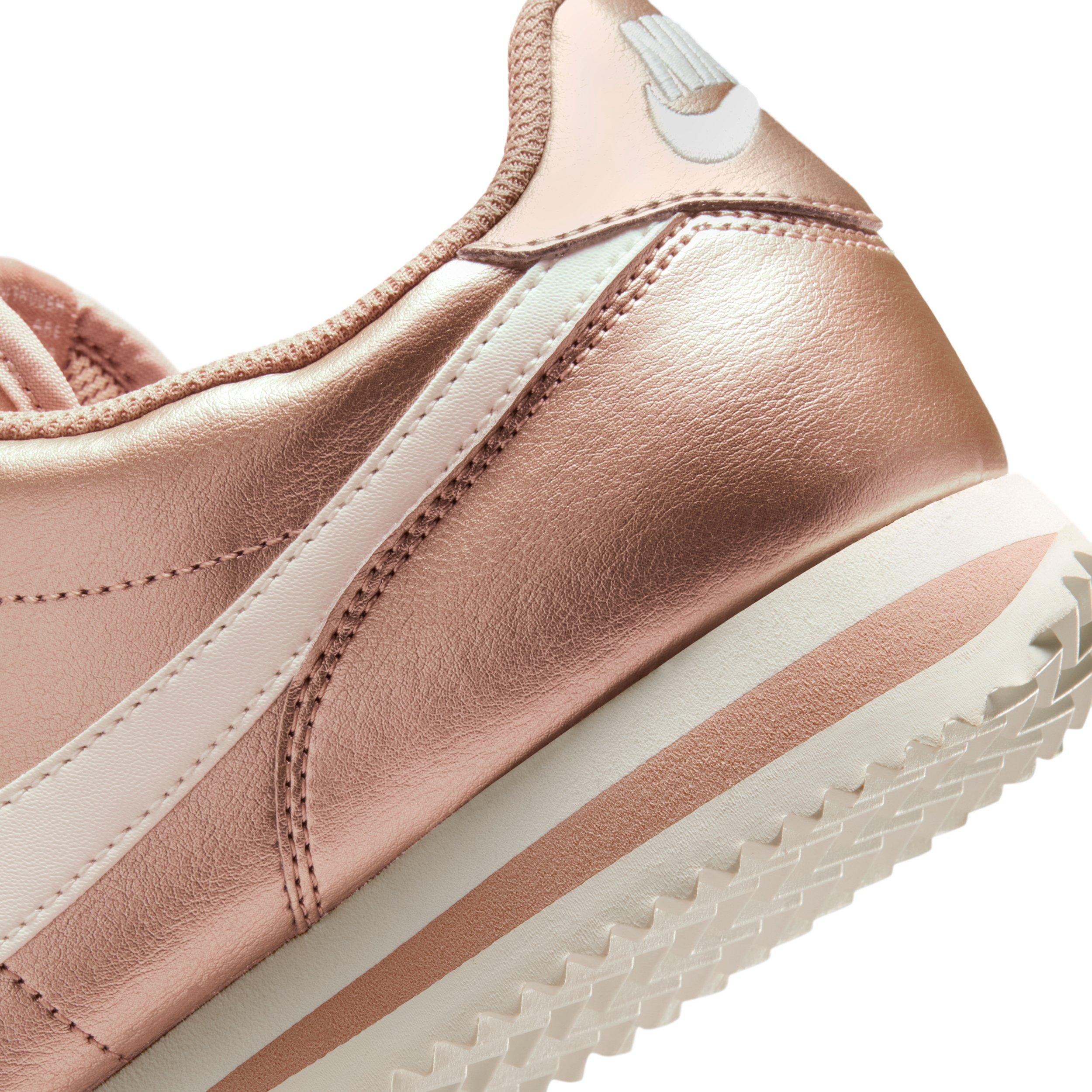 Nike Cortez "Metallic Red Bronze/Rose Whisper/Sail" Women's Shoe - BRONZE/PINK/WHITE Thumbnail View 8