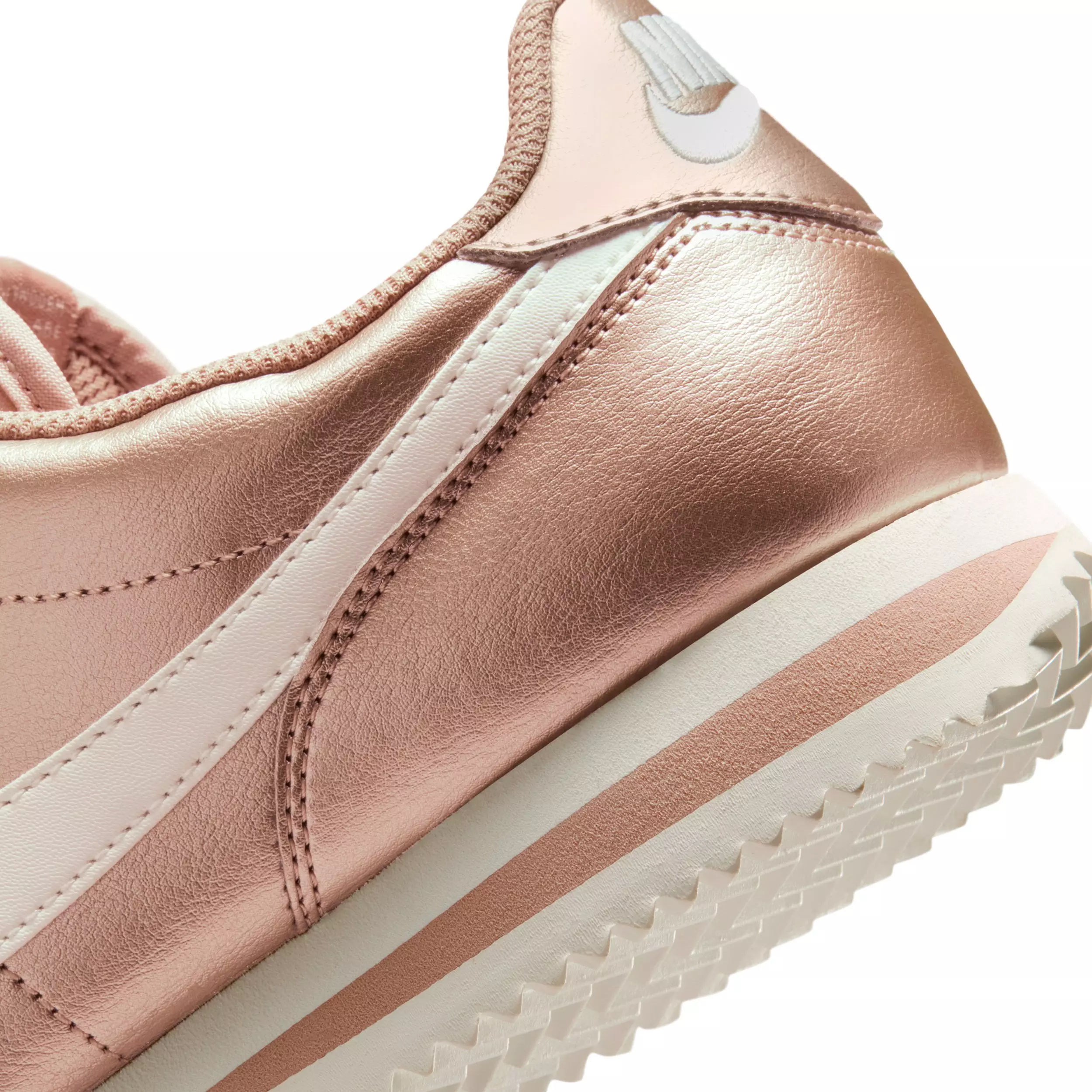 Nike Cortez "Metallic Red Bronze/Rose Whisper/Sail" Women's Shoe - BRONZE/PINK/WHITE