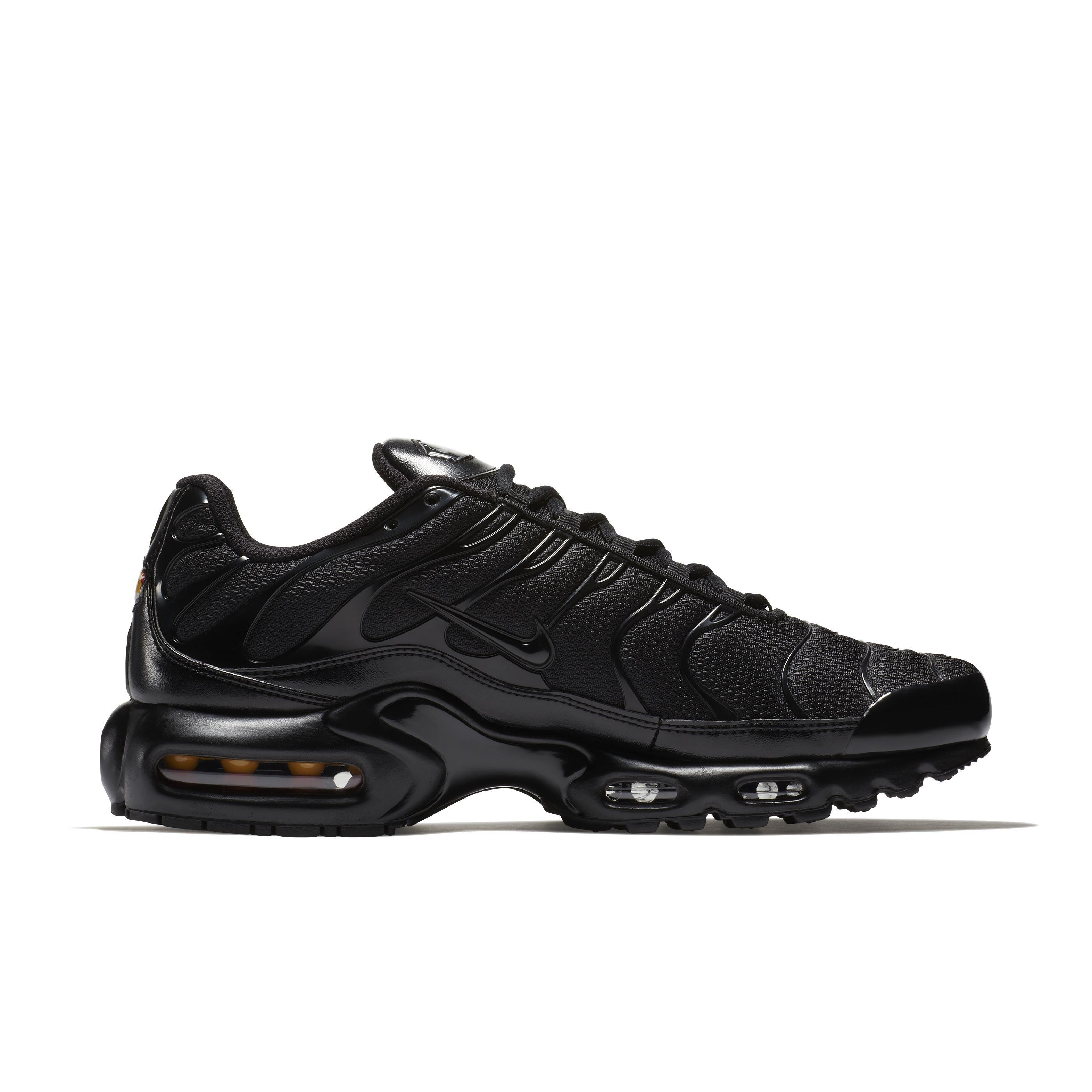 Nike Air Max Plus Black/Black/Black Men's Shoe - Hibbett