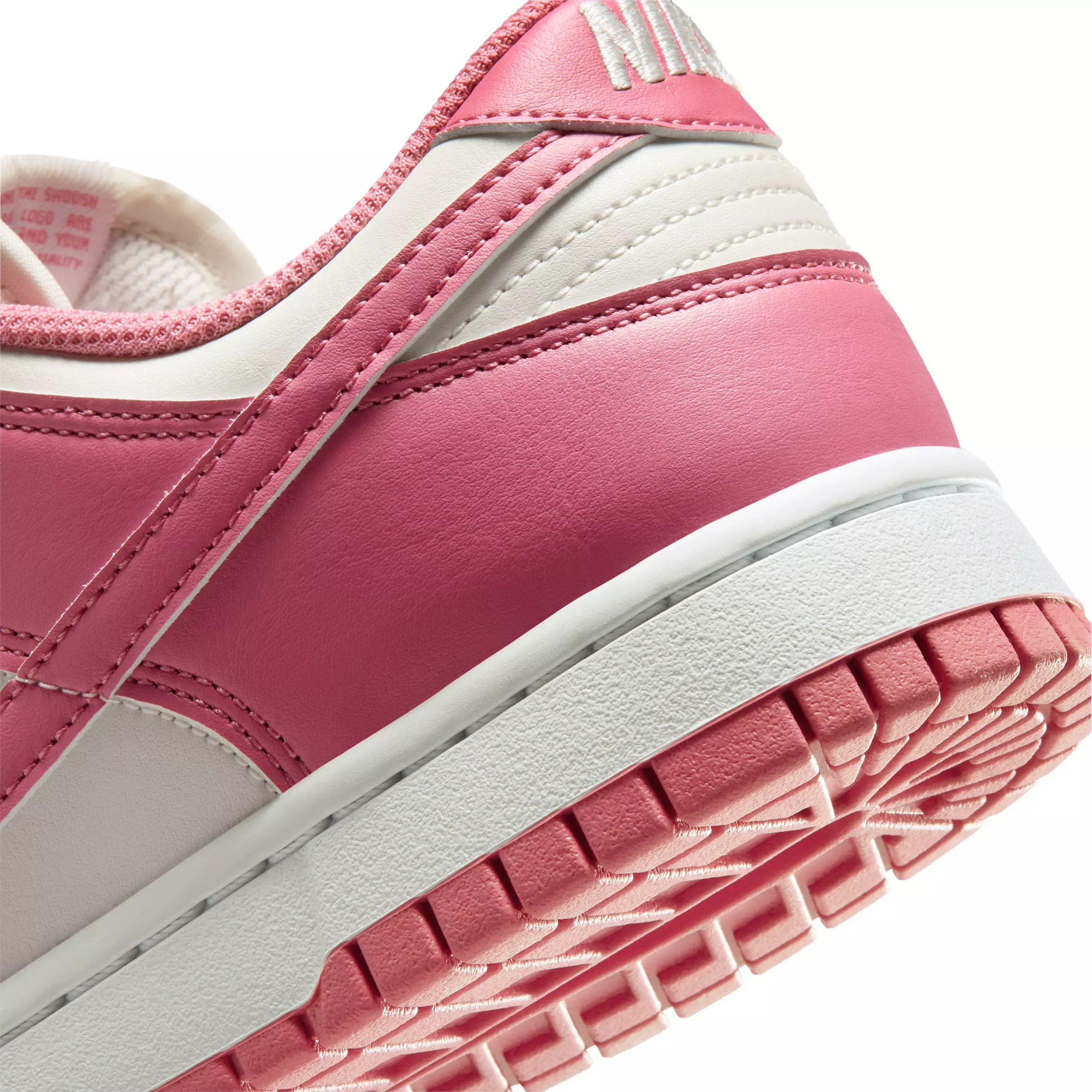 Nike Dunk Low "Sail/White/Peony" Women's Shoe - WHITE/PINK