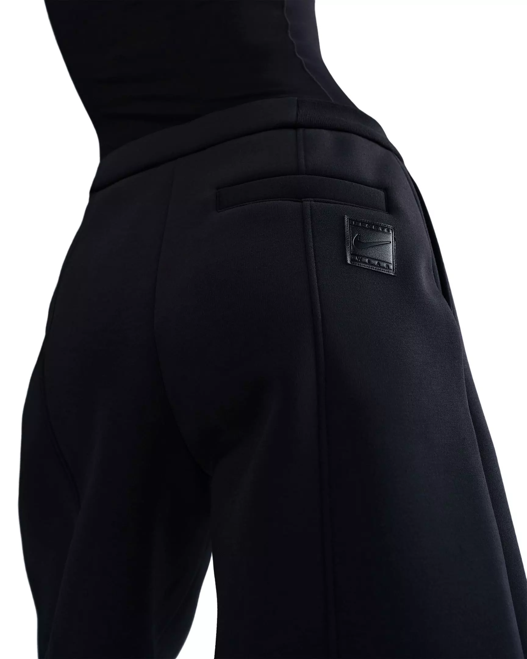 Nike Women's Sportswear Modern Fleece Mid-Rise Loose Shorts - Black - BLACK