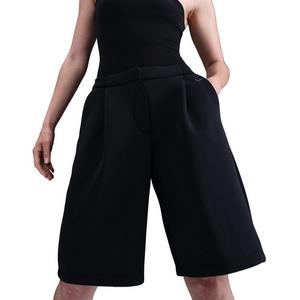 Nike Women's Sportswear Modern Fleece Mid-Rise Loose Shorts -Black