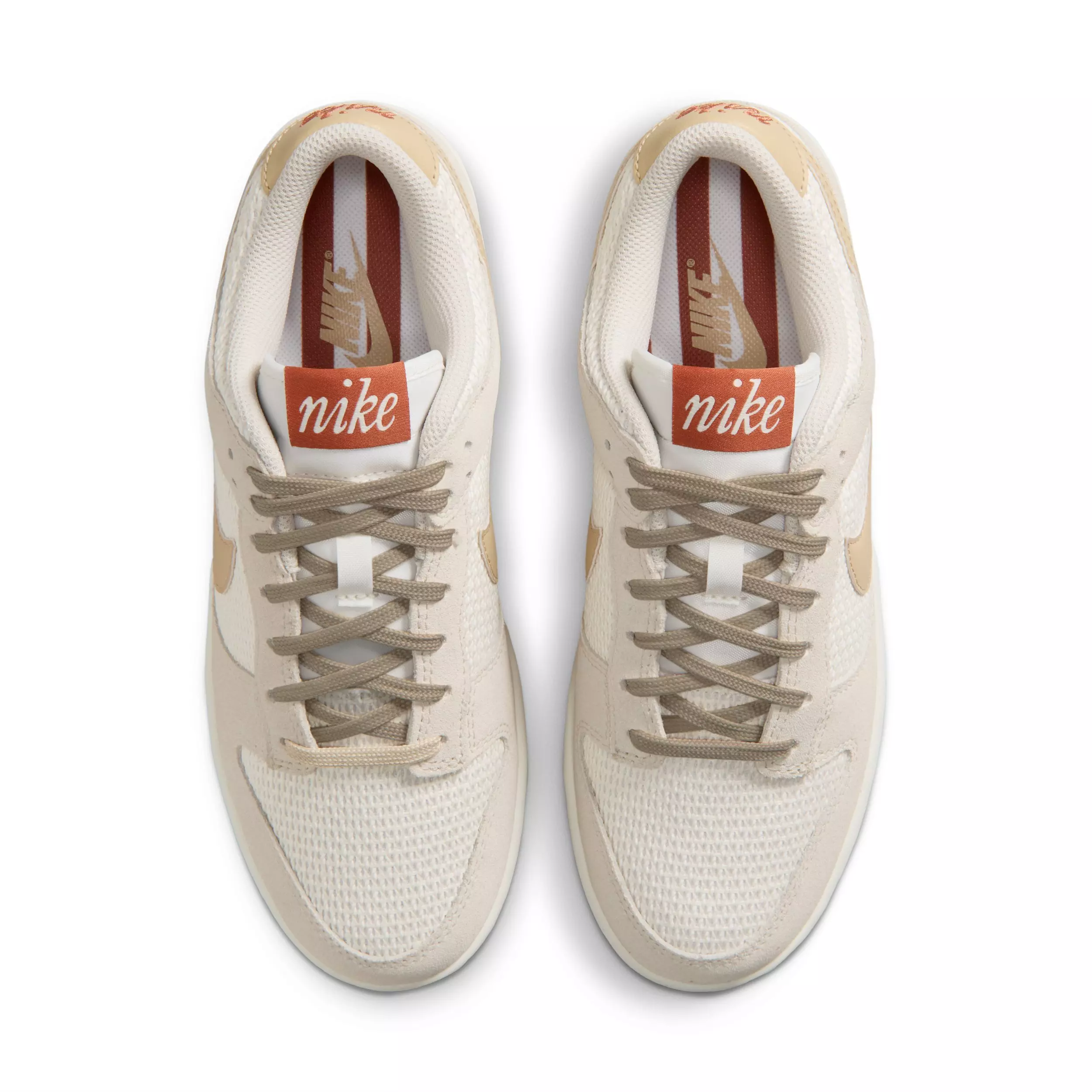 Nike Dunk Low SE "Sail/Light Orewood Brown/Linen" Women's Shoe - WHITE/BROWN