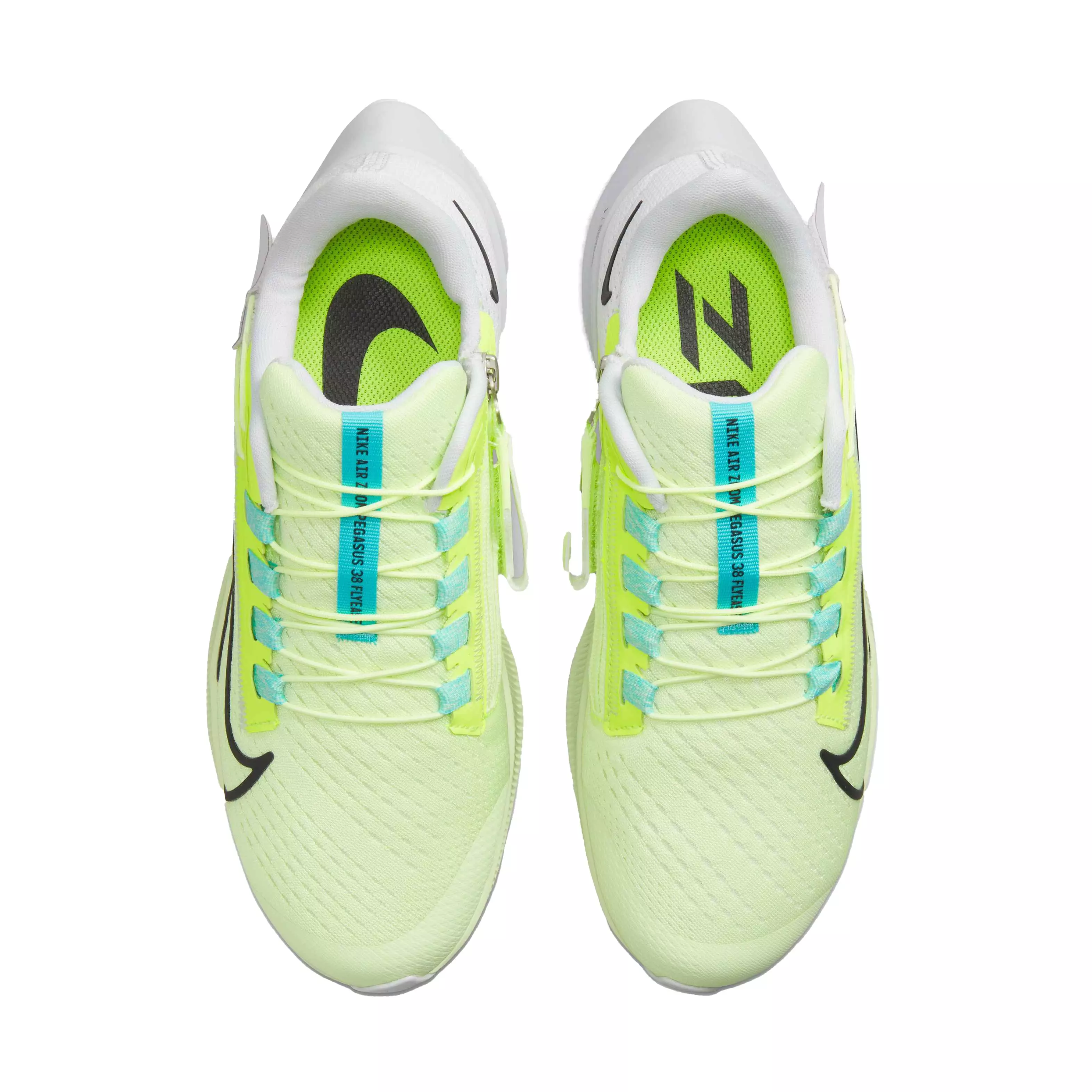 Nike Air Zoom Pegasus 38 FlyEase "Barely Volt/Black/Volt/Aurora Green" Women's Running Shoe - YELLOW