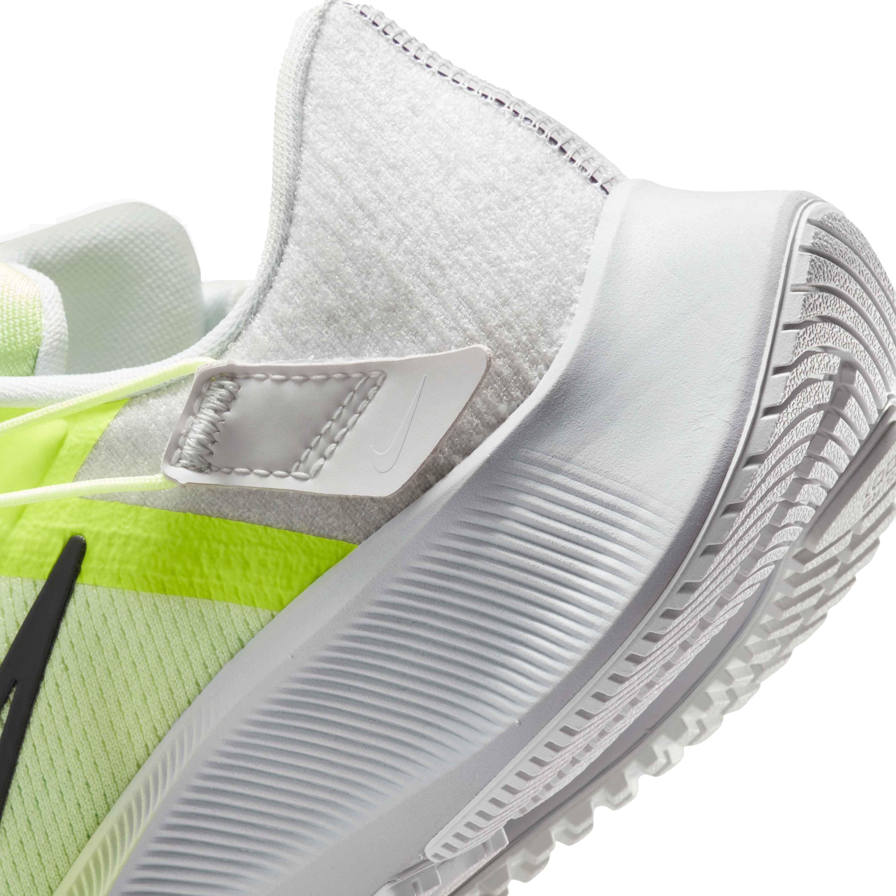 Nike Air Zoom Pegasus 38 FlyEase "Barely Volt/Black/Volt/Aurora Green" Women's Running Shoe - YELLOW Thumbnail View 9
