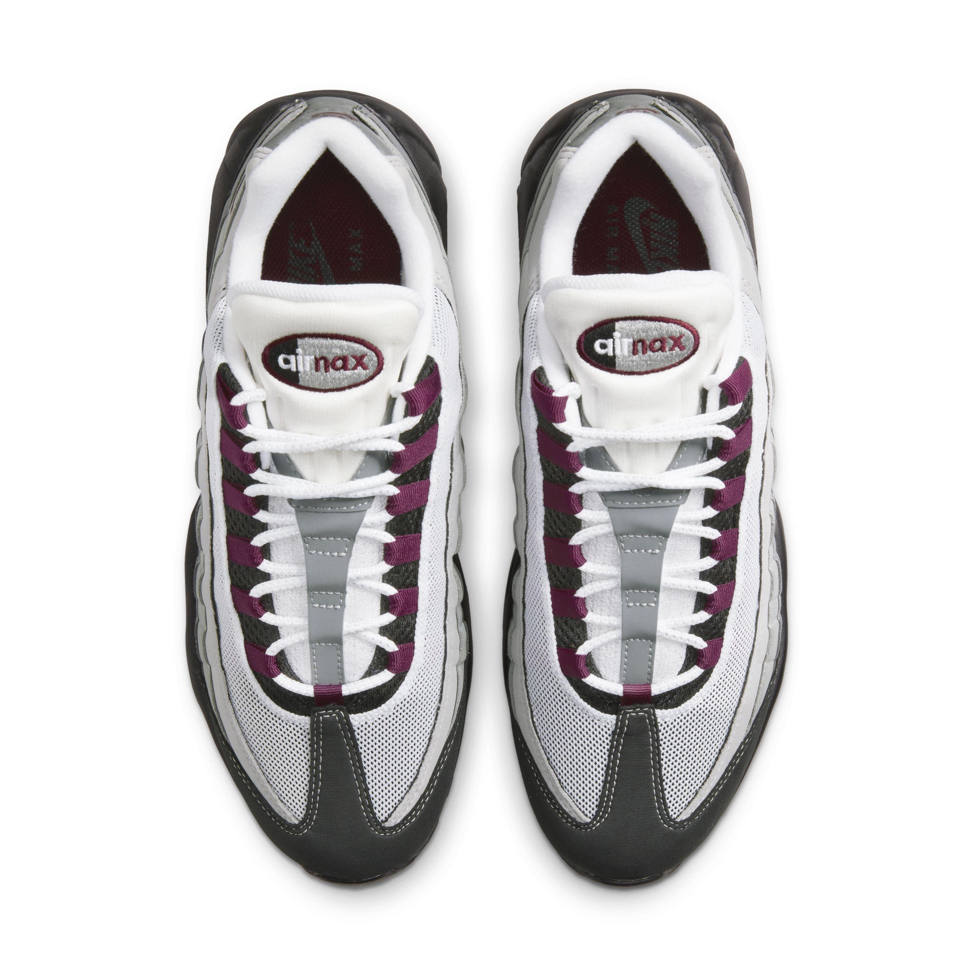 Nike Air Max 95 Black/Dark Beetroot/Pearl Grey Men's Shoe - Hibbett |  City Gear