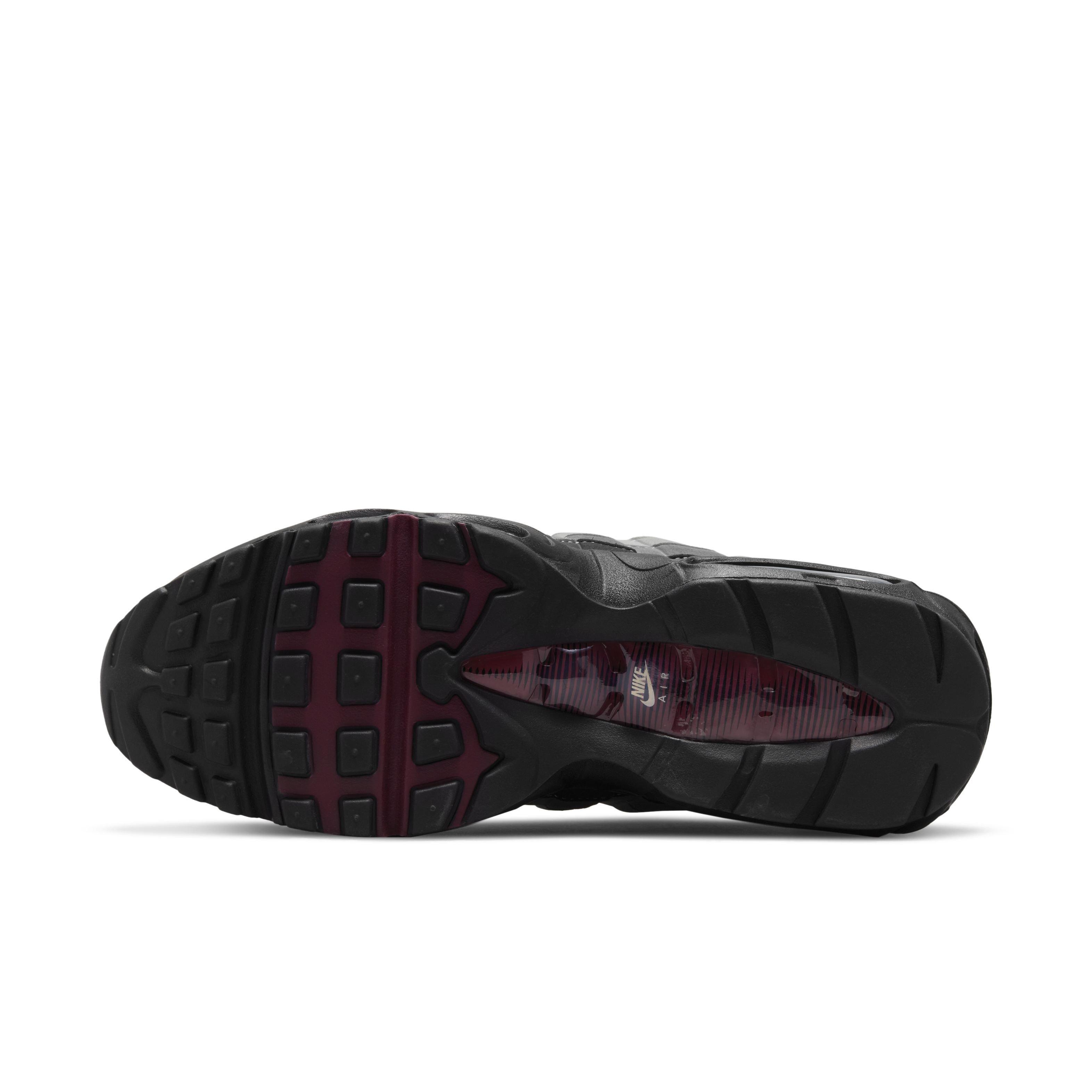 Nike Air Max 95 Black/Dark Beetroot/Pearl Grey Men's Shoe - Hibbett |  City Gear