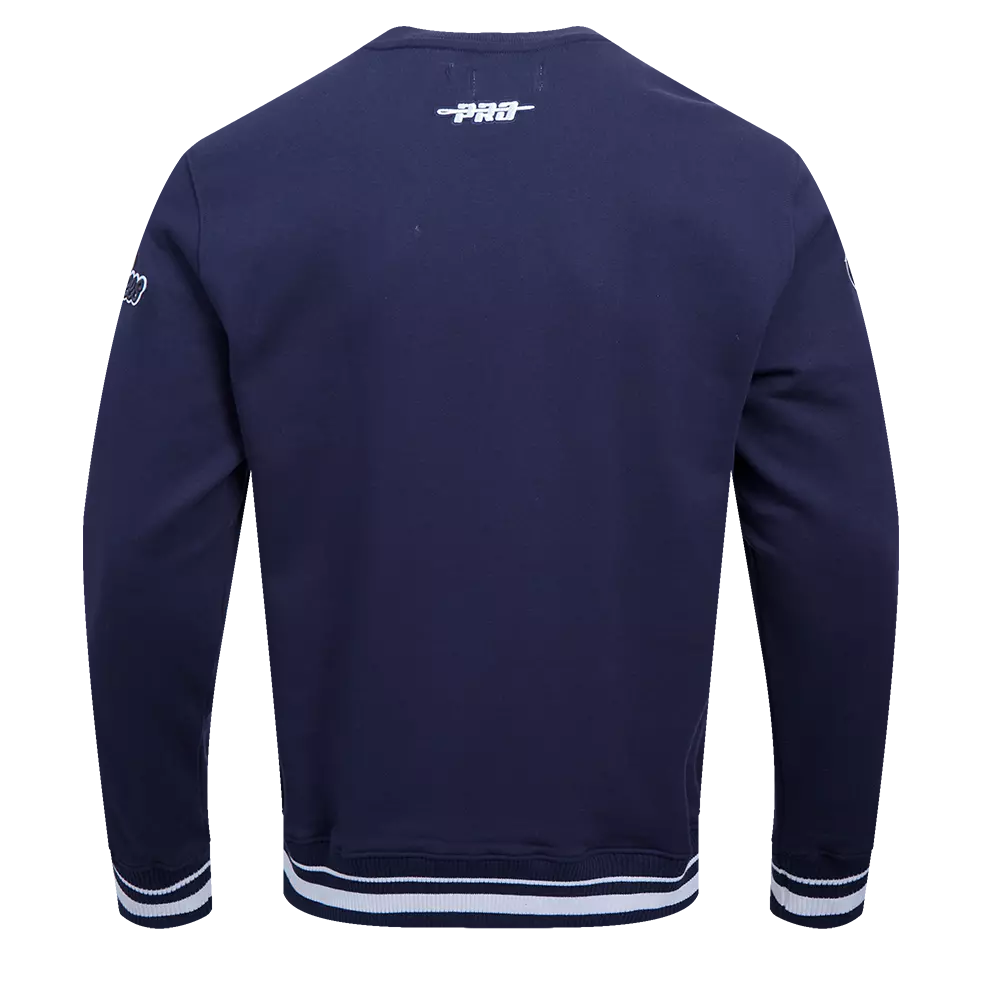 Pro Standard Men's MLB New York Yankees Mashup Rib Crewneck - Navy - NAVY