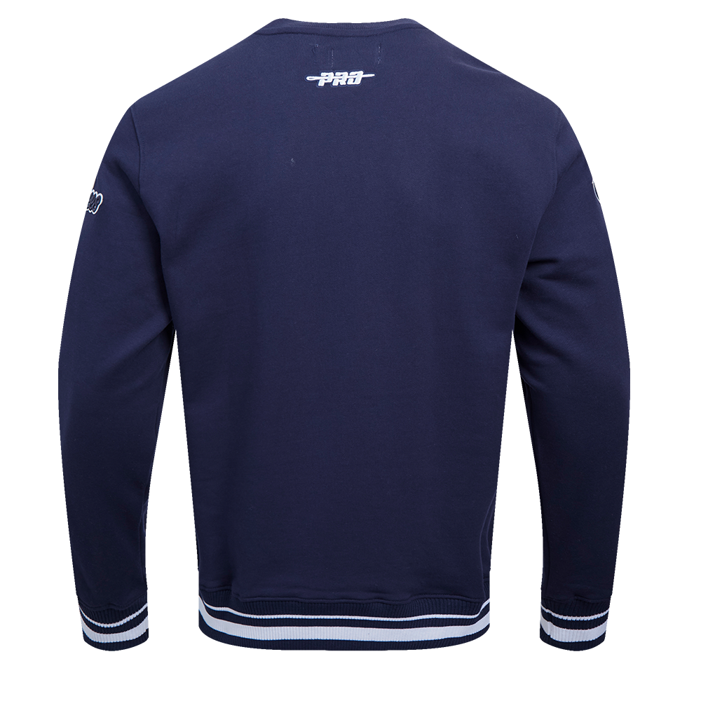 Pro Standard Men's MLB New York Yankees Mashup Rib Crewneck -Navy - NAVY Thumbnail View 2
