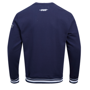 Pro Standard Men's MLB New York Yankees Mashup Rib Crewneck -Navy