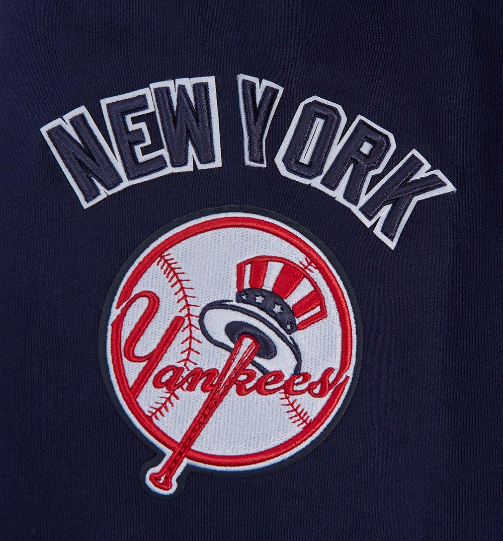 Pro Standard Men's MLB New York Yankees Mashup Rib Crewneck - Navy - NAVY Thumbnail View 6
