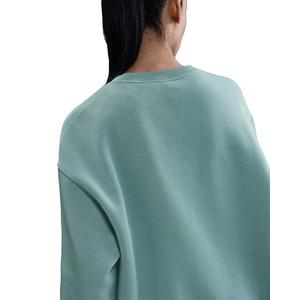 Nike Women's Sportswear Phoenix Fleece Oversized Long-Sleeve Crew-Neck Sweatshirt -Green