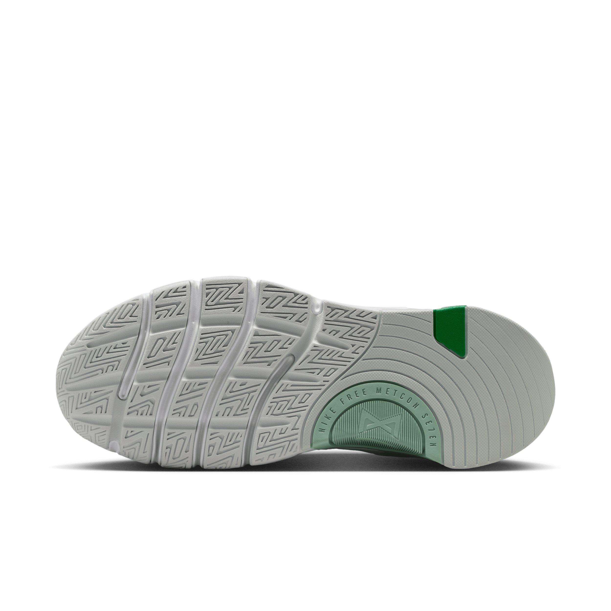 Nike Free Metcon 7 "Barely Green/Malachite/Light Silver/White" Women's Training Shoe - GREEN/WHITE Thumbnail View 6