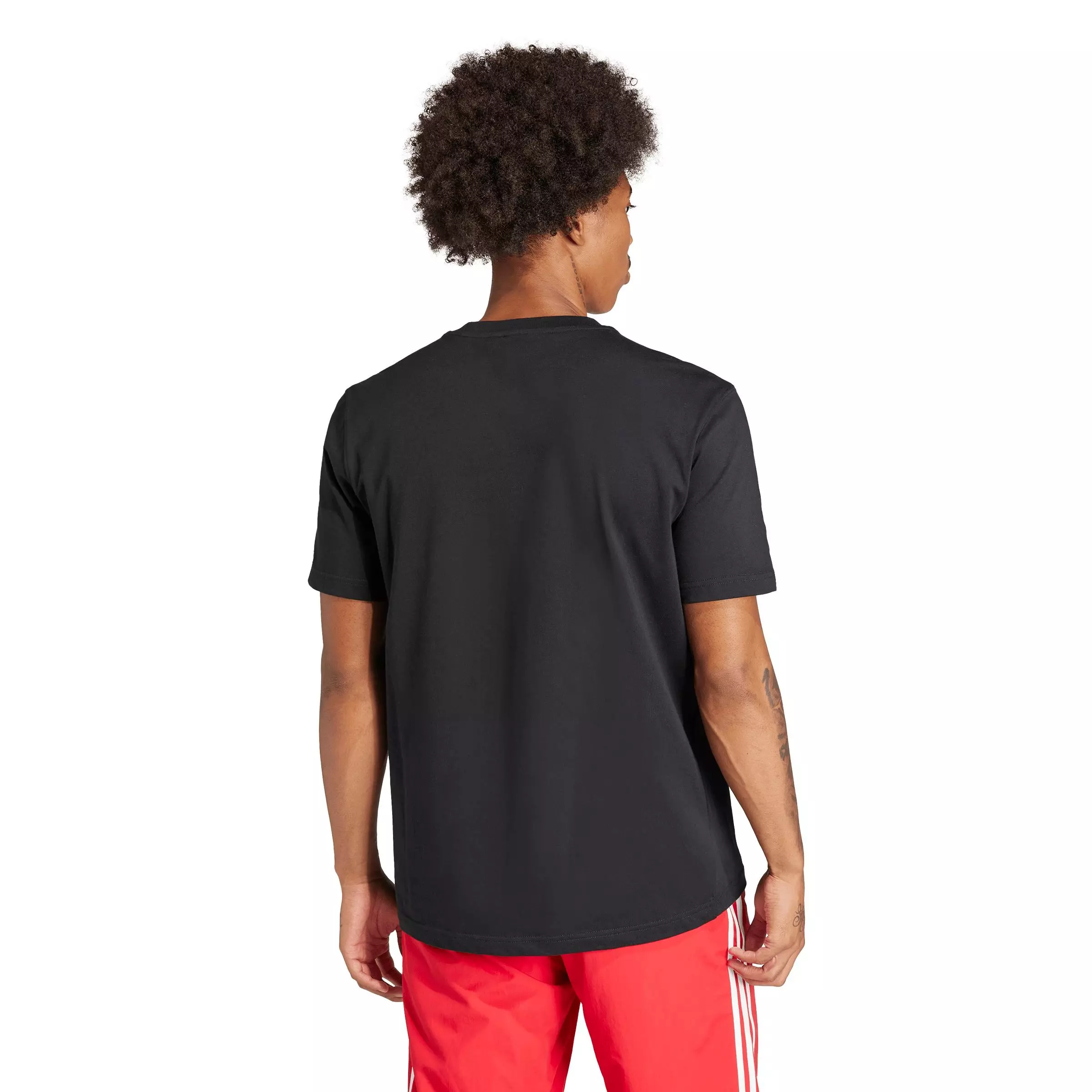 adidas Originals Men's Adicolor Trefoil T-Shirt - Black - BLACK