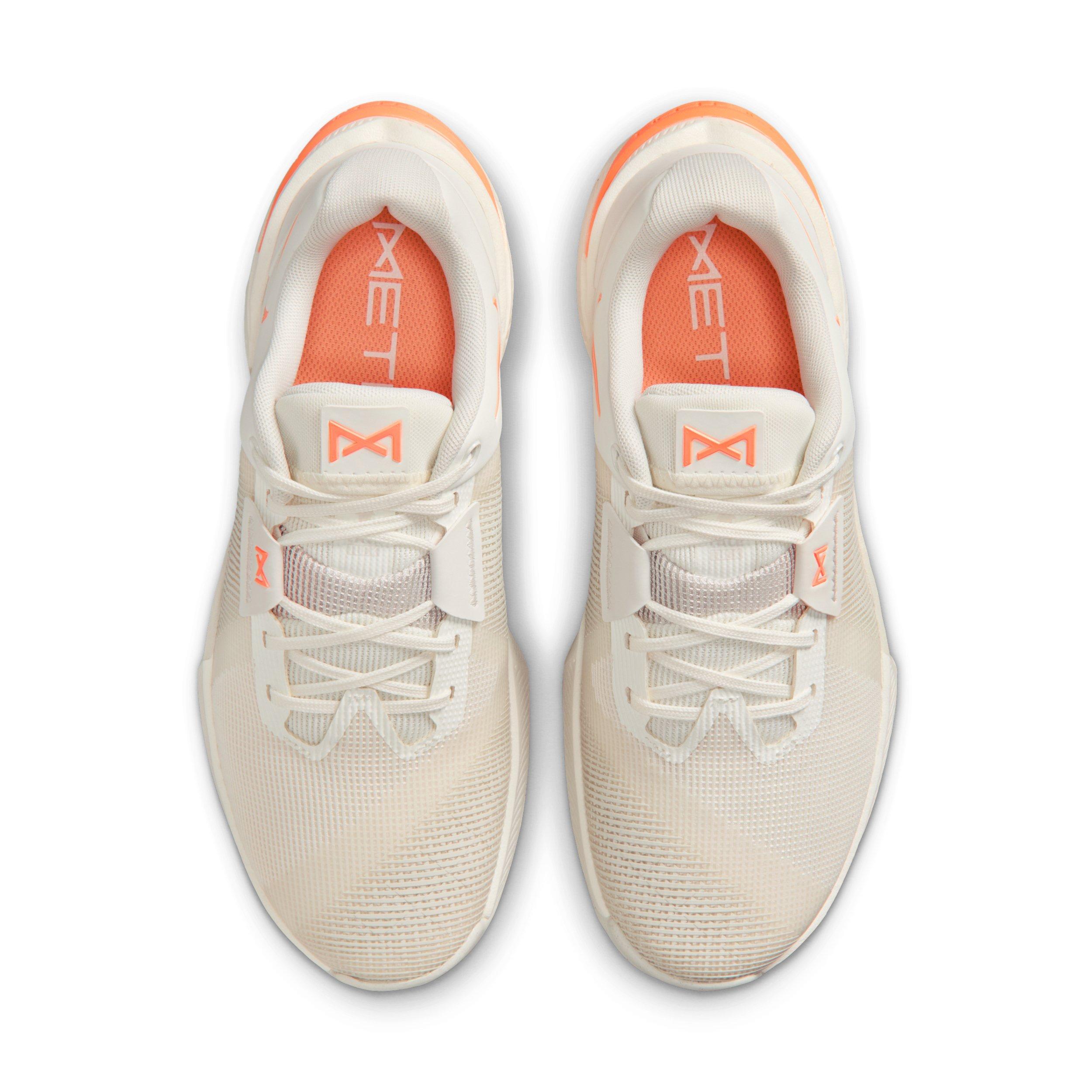 Nike Metcon 10 "Sail/Phantom/Ice Peach/Orange Pulse" Women's Training Shoe - WHITE/ORANGE Thumbnail View 4