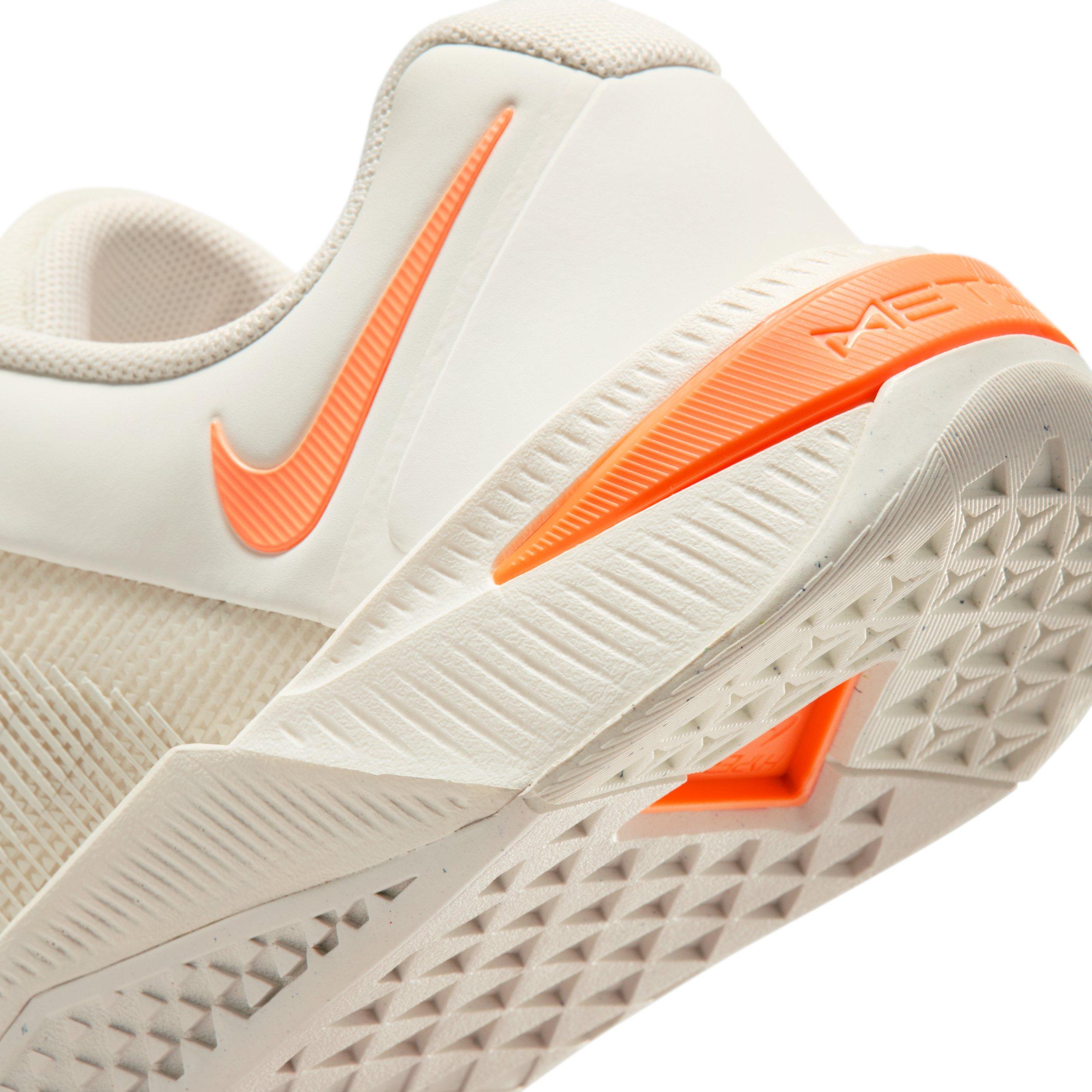 Nike Metcon 10 "Sail/Phantom/Ice Peach/Orange Pulse" Women's Training Shoe - WHITE/ORANGE Thumbnail View 8