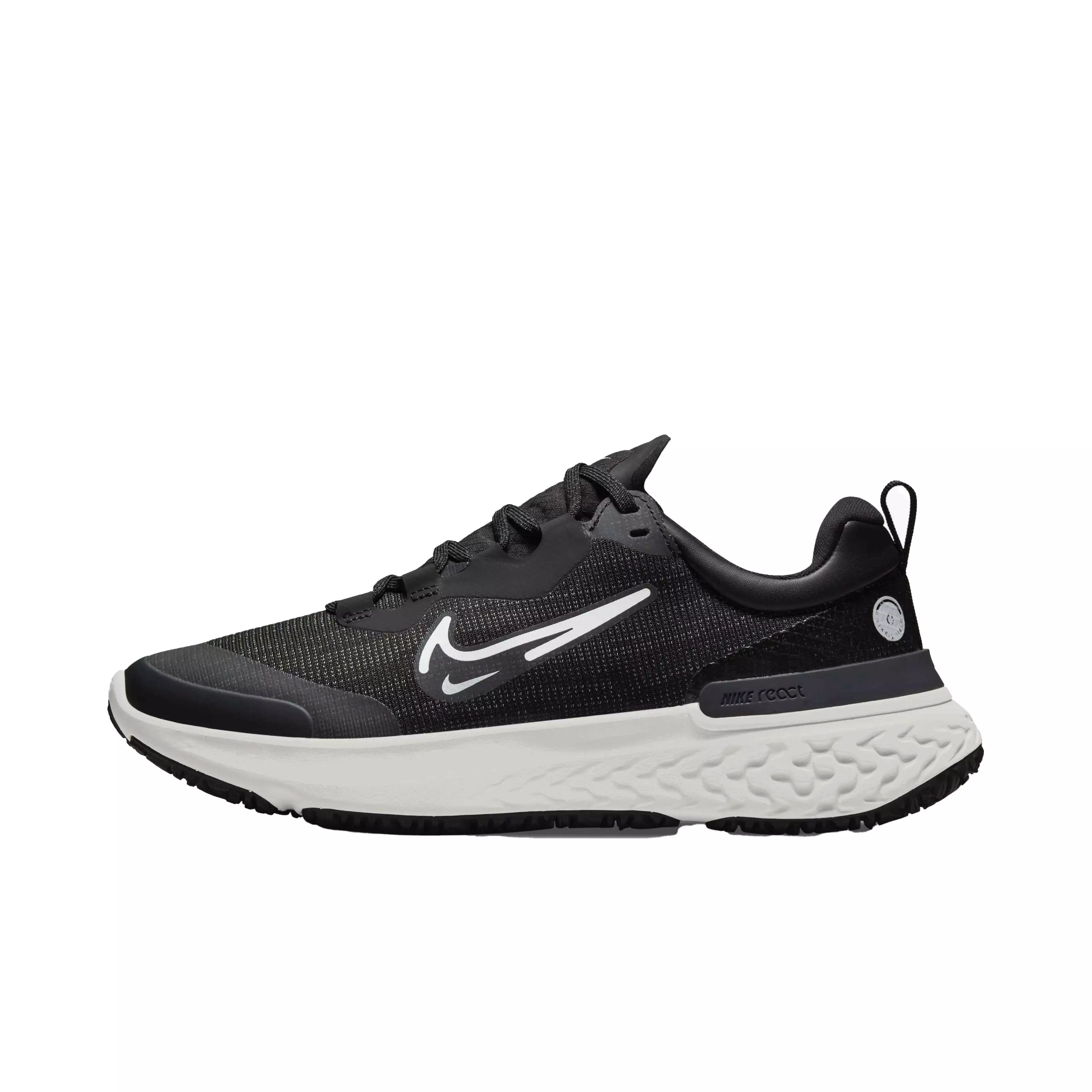 Nike React Miler 2 Shield "Black/Platinum Tint/Off Noir" Women's Weatherized Running Shoe - BLACK