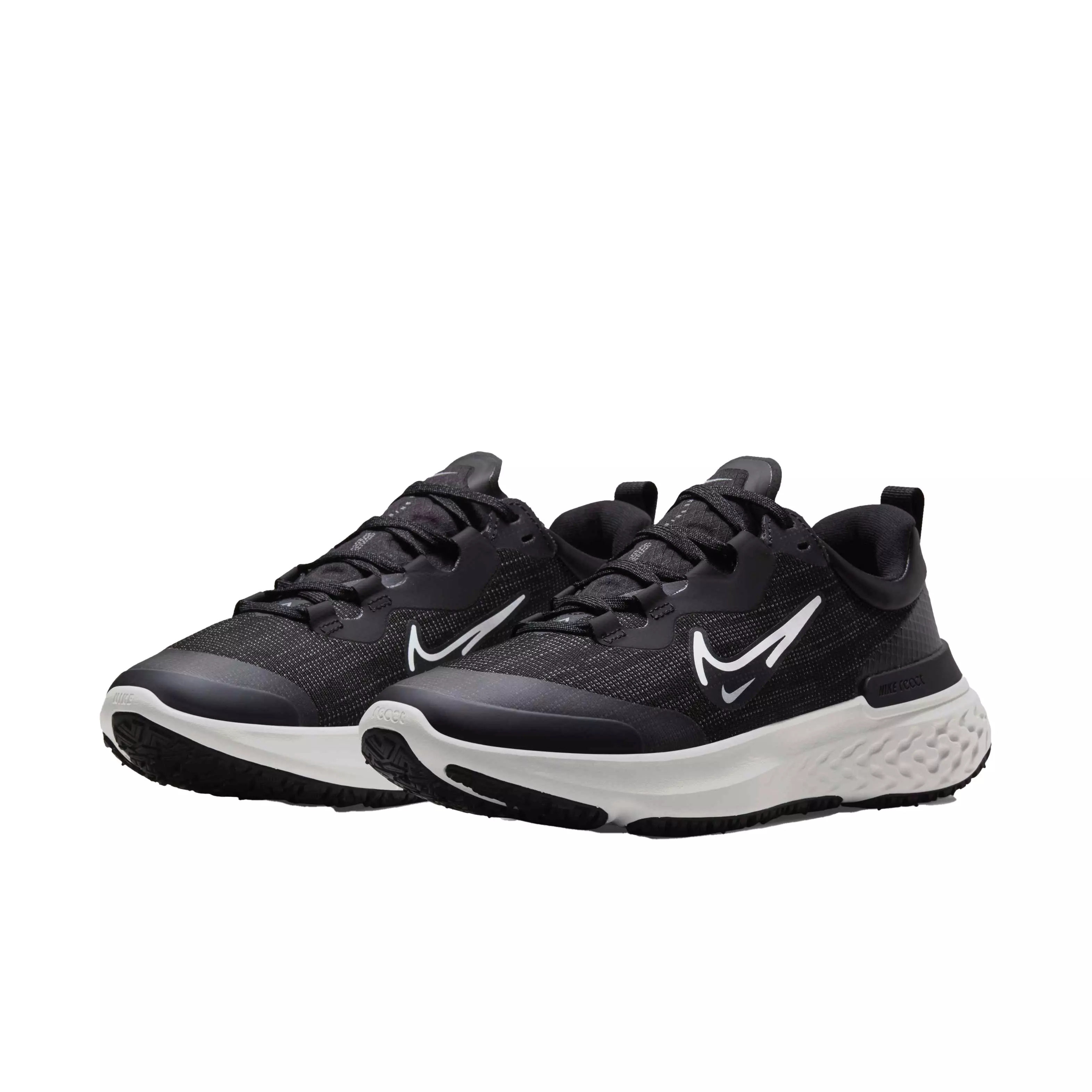 Nike React Miler 2 Shield "Black/Platinum Tint/Off Noir" Women's Weatherized Running Shoe - BLACK