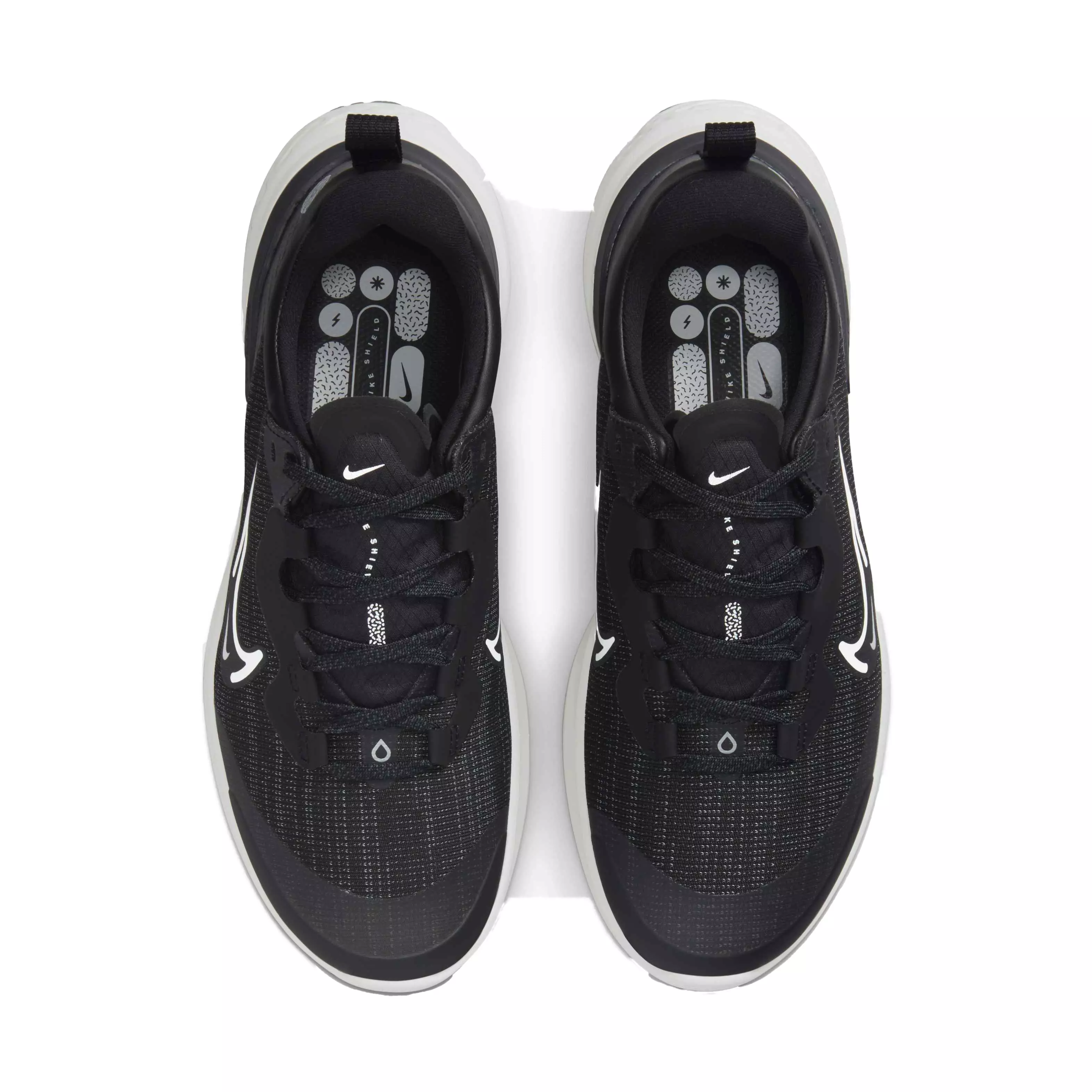 Nike React Miler 2 Shield "Black/Platinum Tint/Off Noir" Women's Weatherized Running Shoe - BLACK