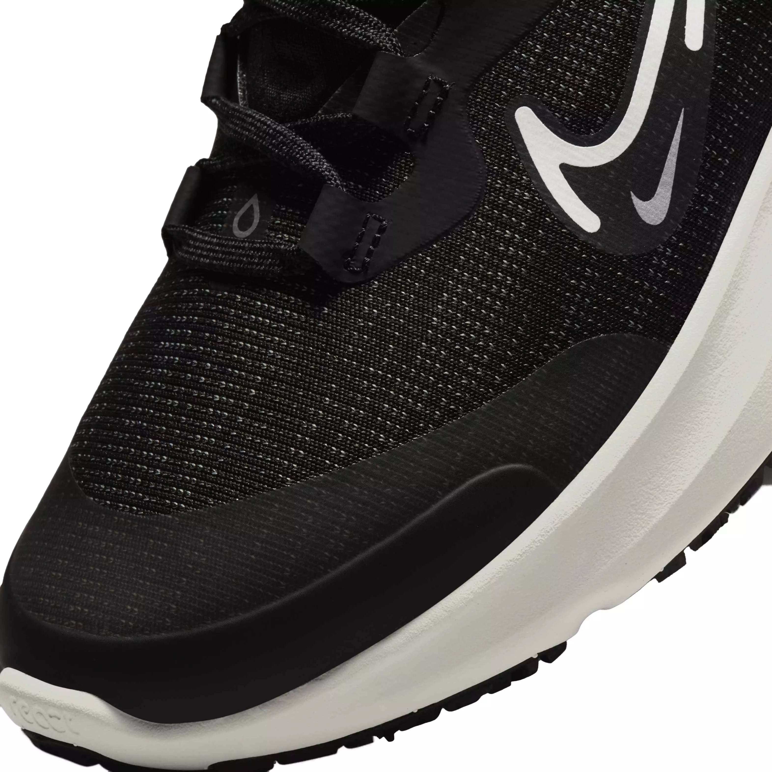 Nike React Miler 2 Shield "Black/Platinum Tint/Off Noir" Women's Weatherized Running Shoe - BLACK