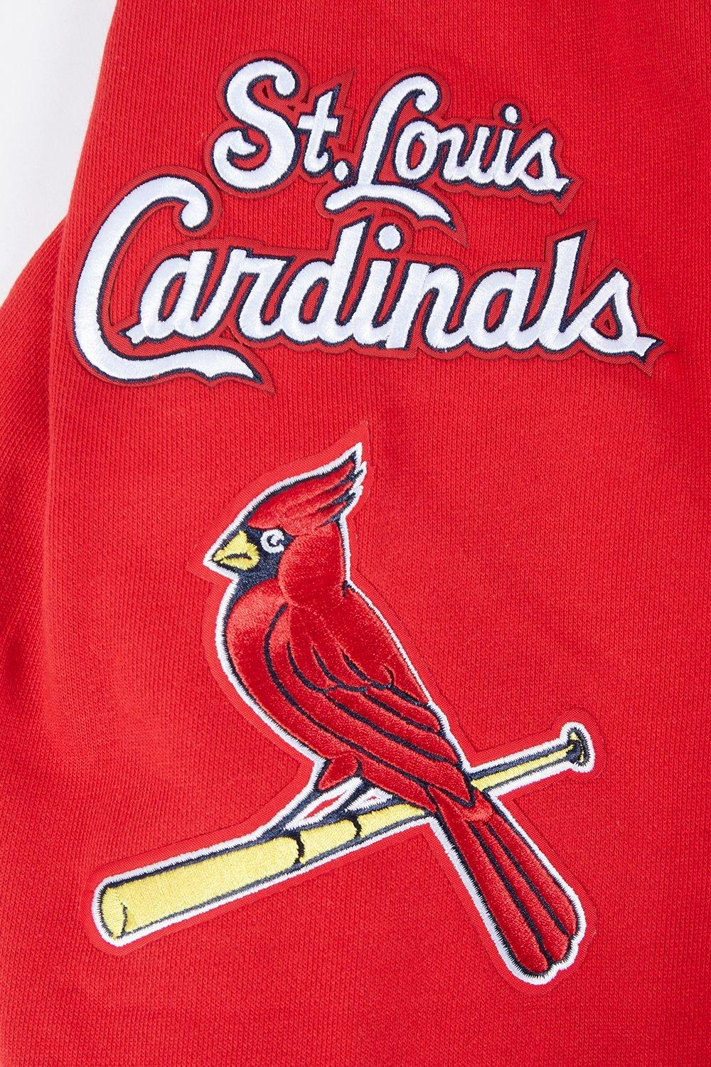 Pro Standard Men's MLB St. Louis Cardinals Mashup Rib Crewneck -Red/Navy - RED/NAVY Thumbnail View 6