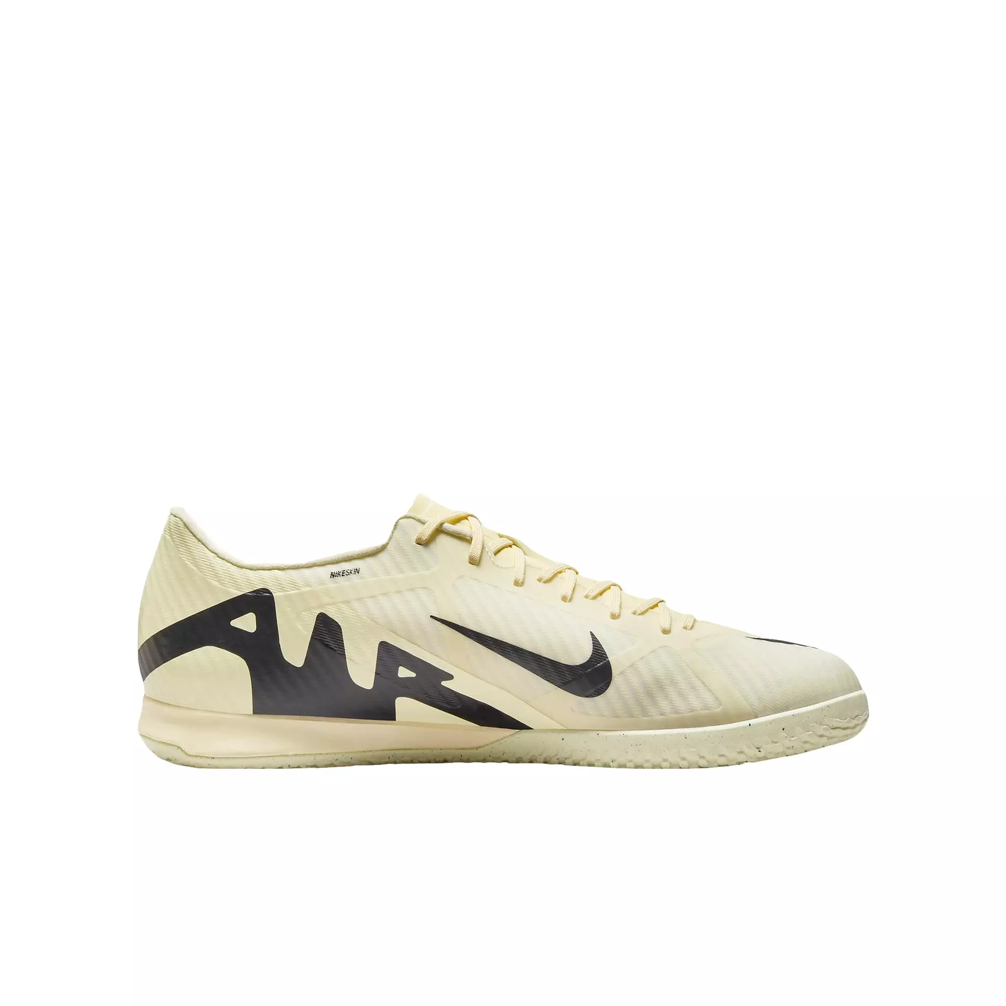Nike Mercurial Vapor 15 Academy Indoor "Lemonade/Black" Grade School Kids' Soccer Shoe - YELLOW/BLACK